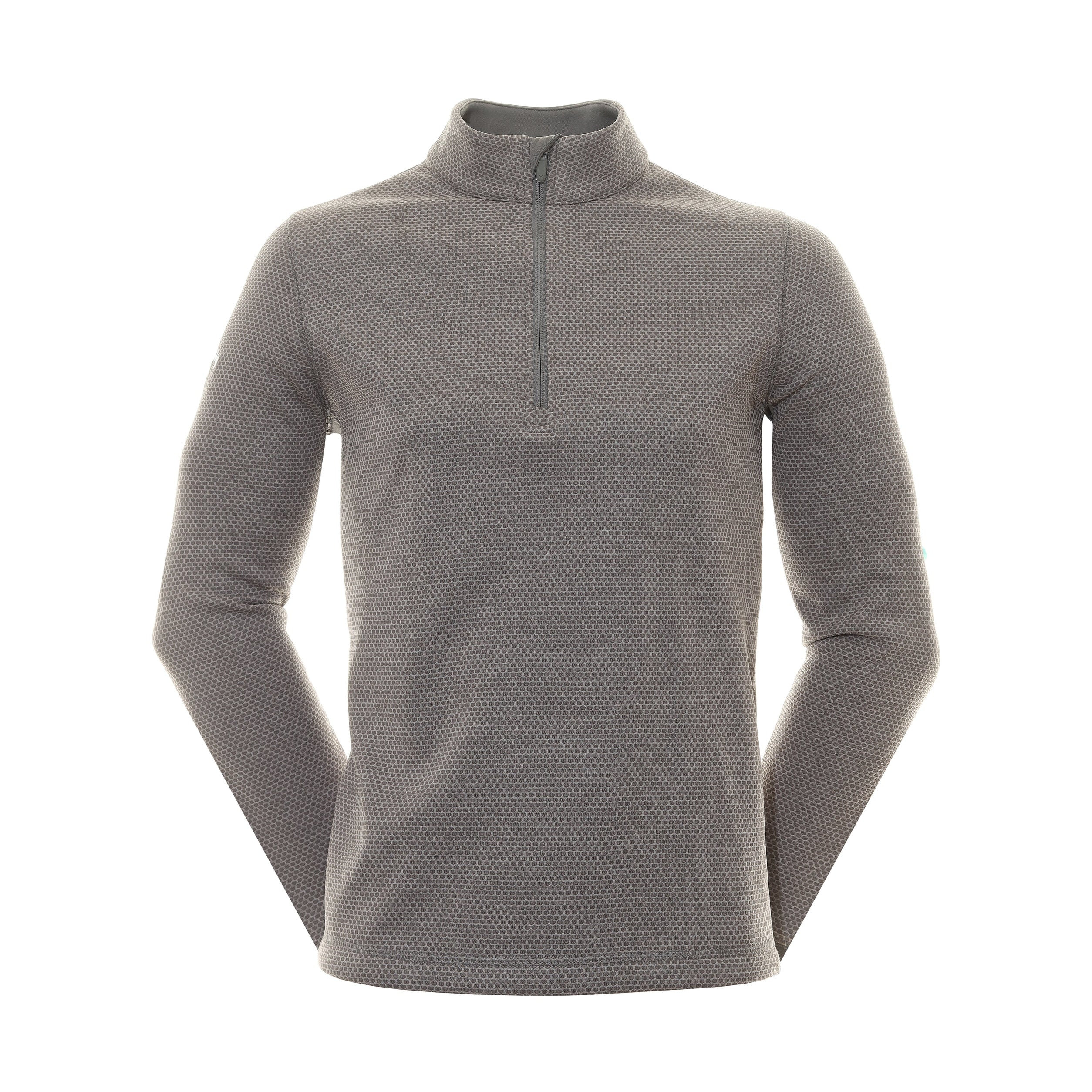 Callaway Golf Hex Fleece 1/4 Zip - Medium Grey Heather 096