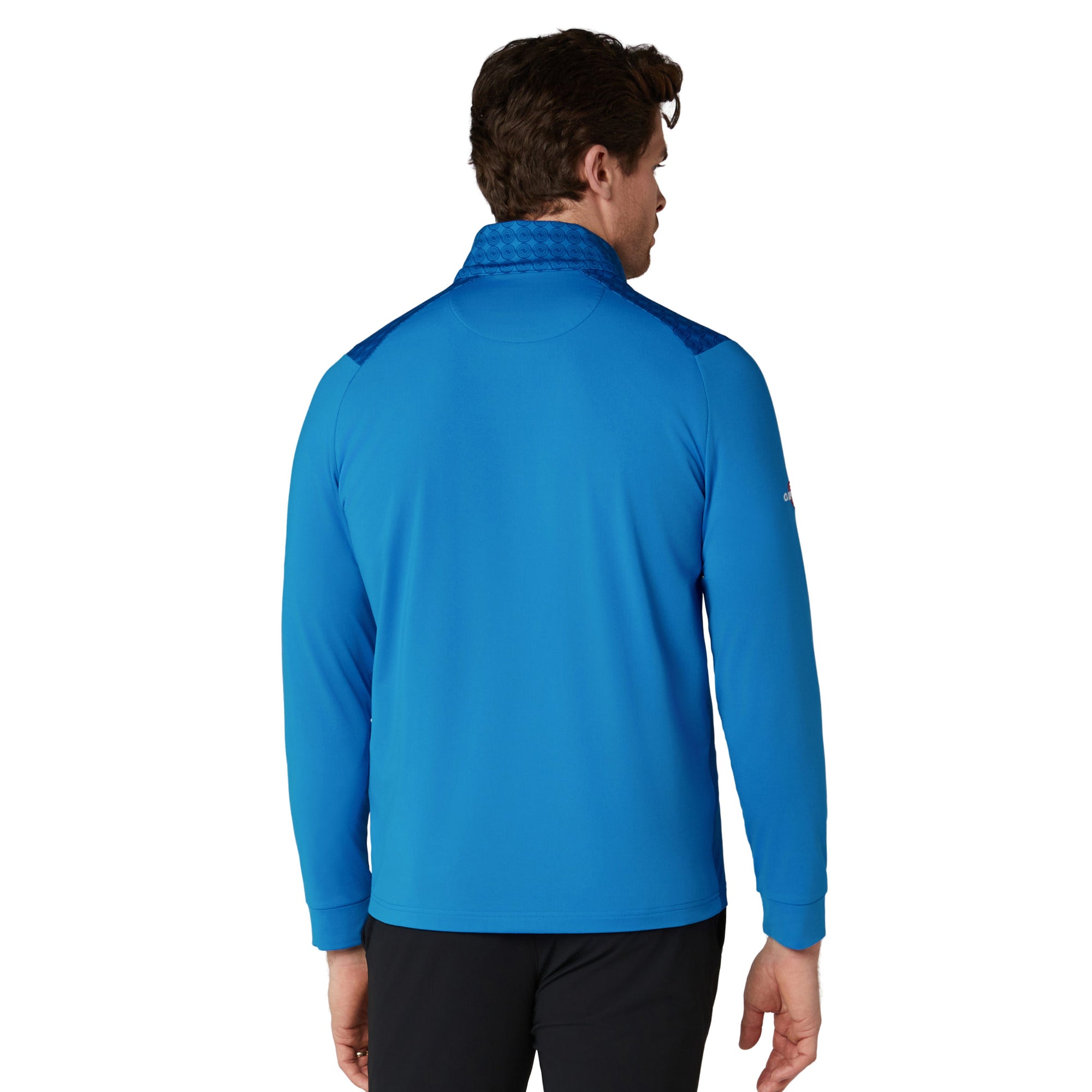 Callaway Golf Printed Block 1/4 Zip Pullover - Brilliant Blue 431