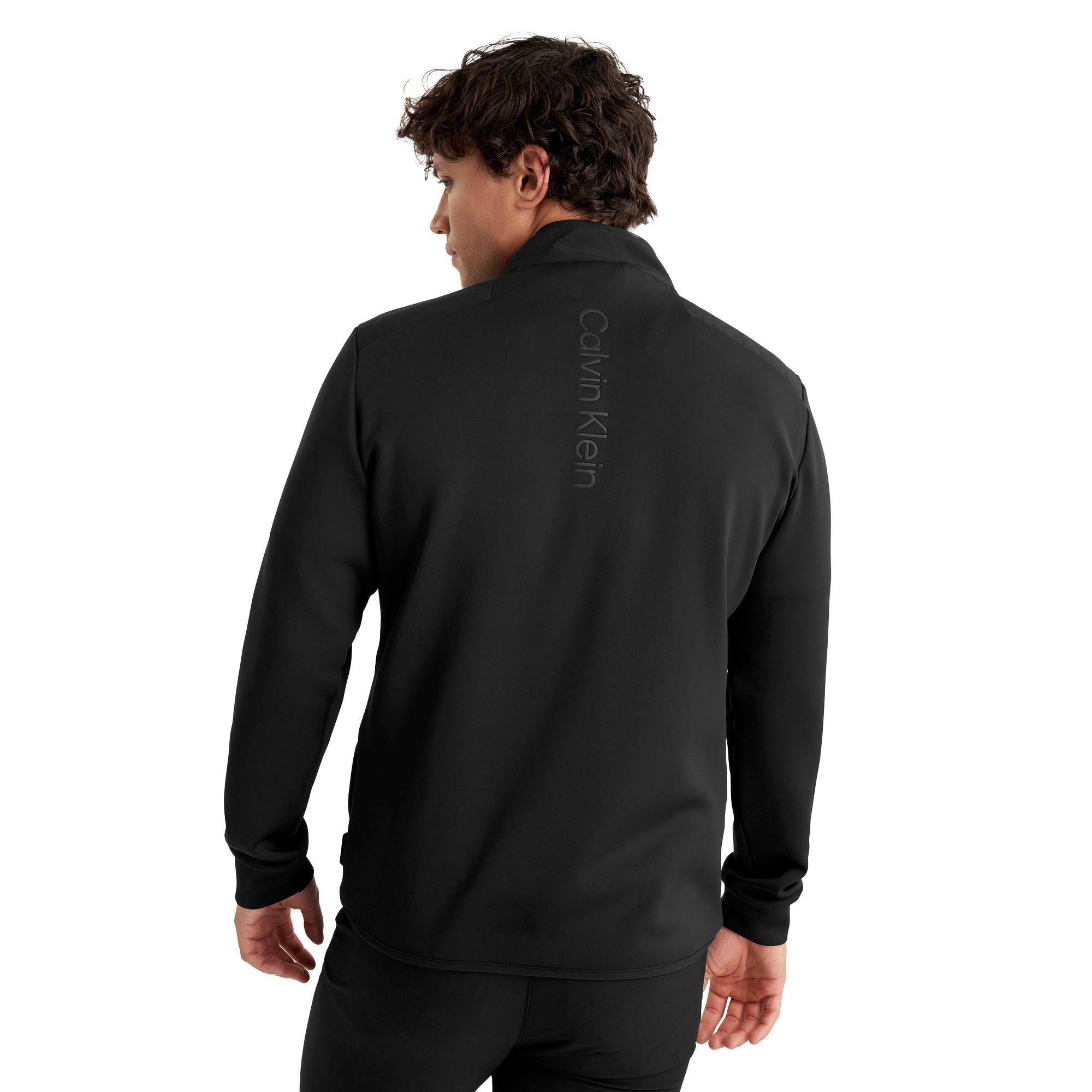 Calvin Klein Golf Houston Hybrid 1/2 Zip Jacket Black