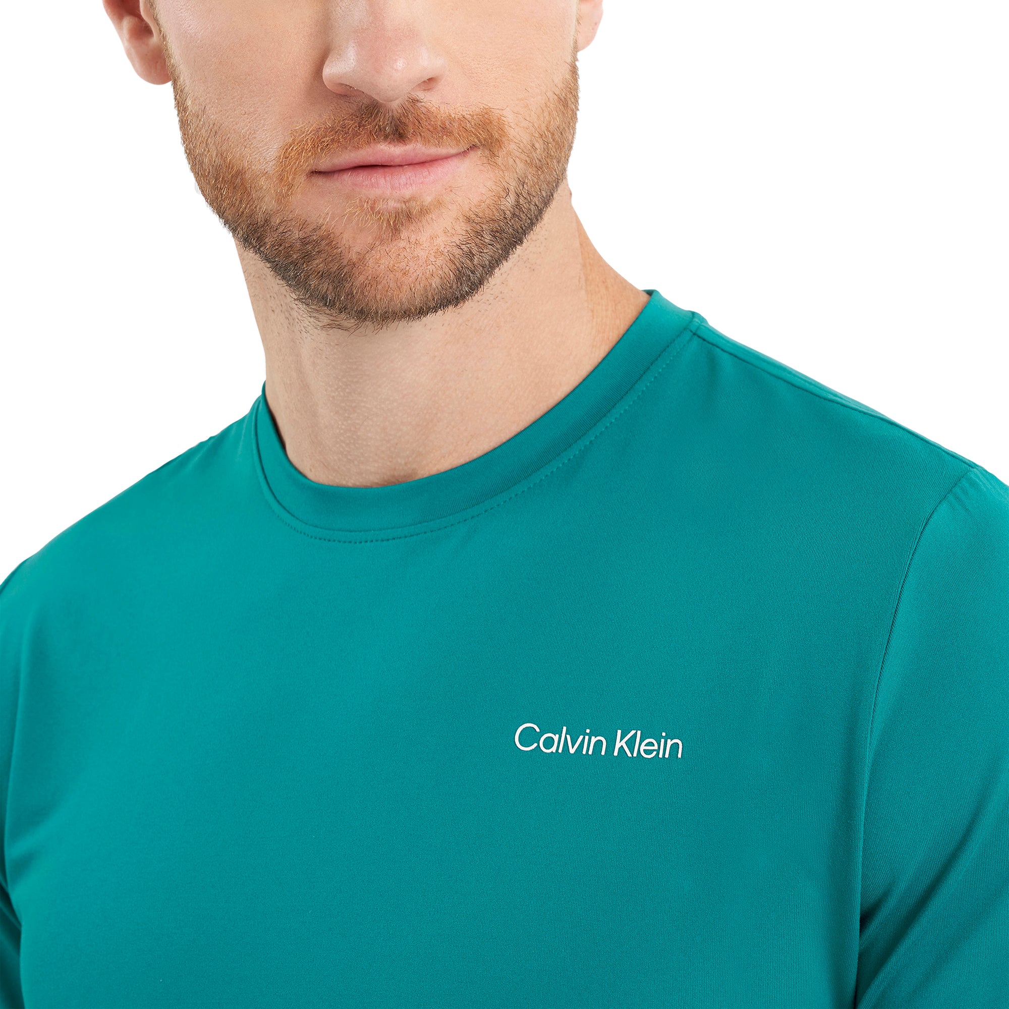 Calvin Klein Golf Newport Tee Shirt - Sea Green - C9923-Sea-Green 