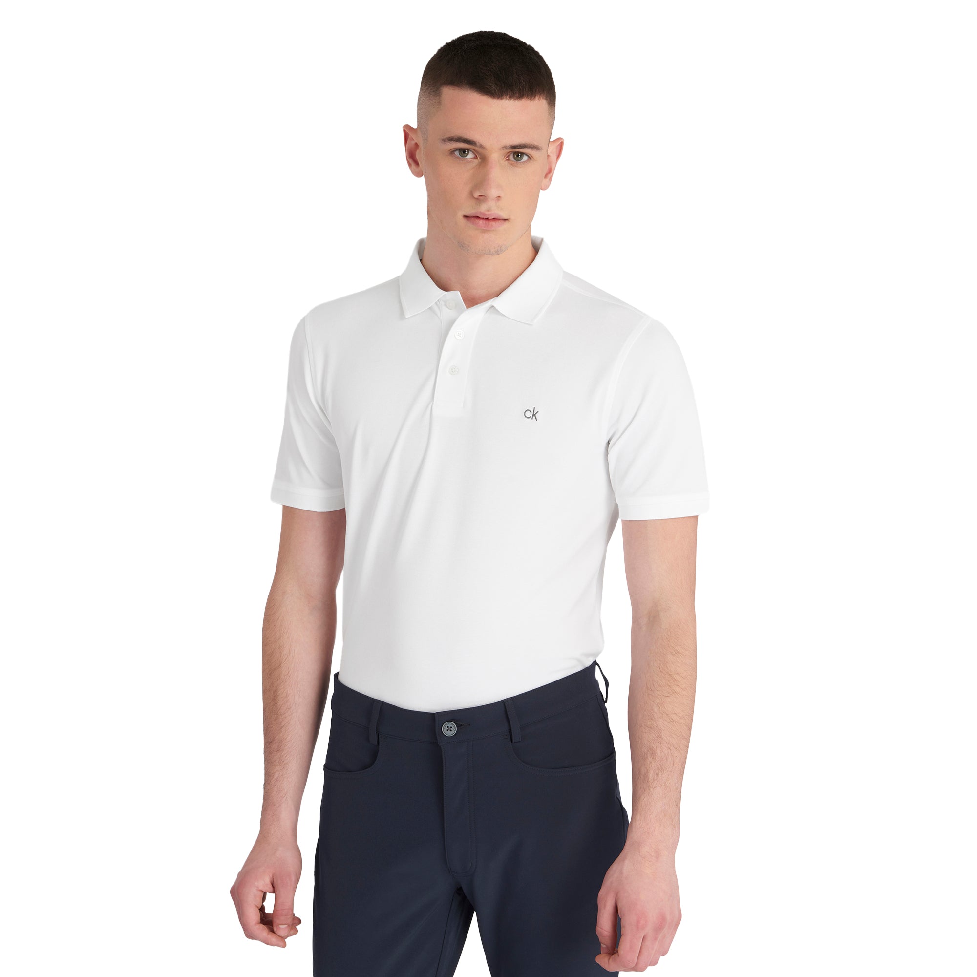 Calvin Klein Golf Planet Shirt White C9579-White Function18
