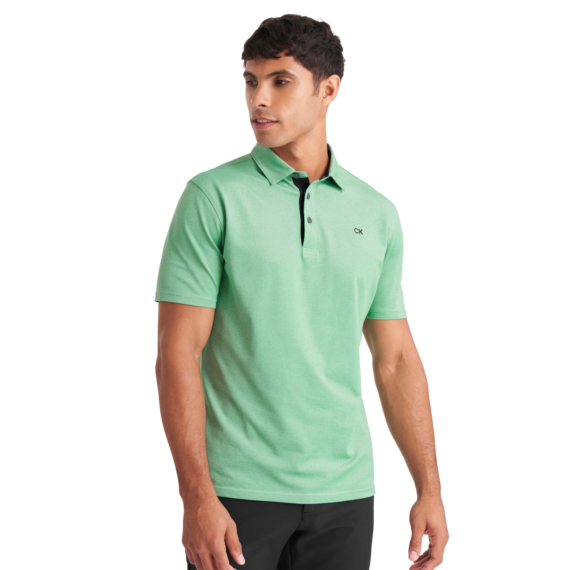 Calvin Klein Golf Uni Shirt - Green - C9952-GREEN