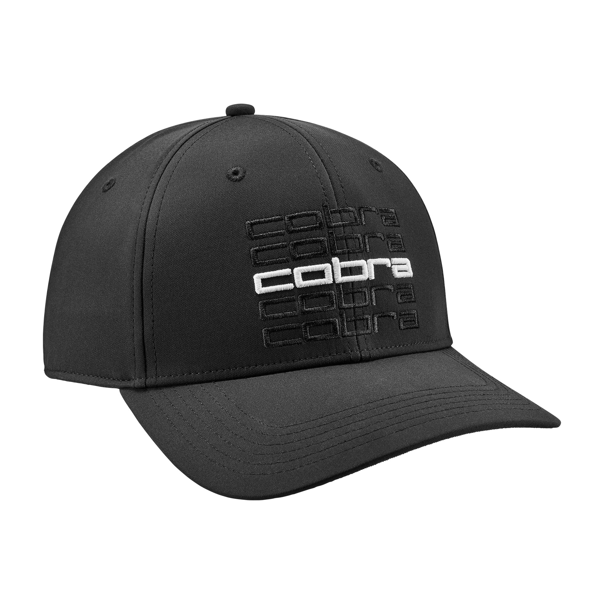 Cobra Golf Repeat Snapback Cap Black/White 02 909747-02