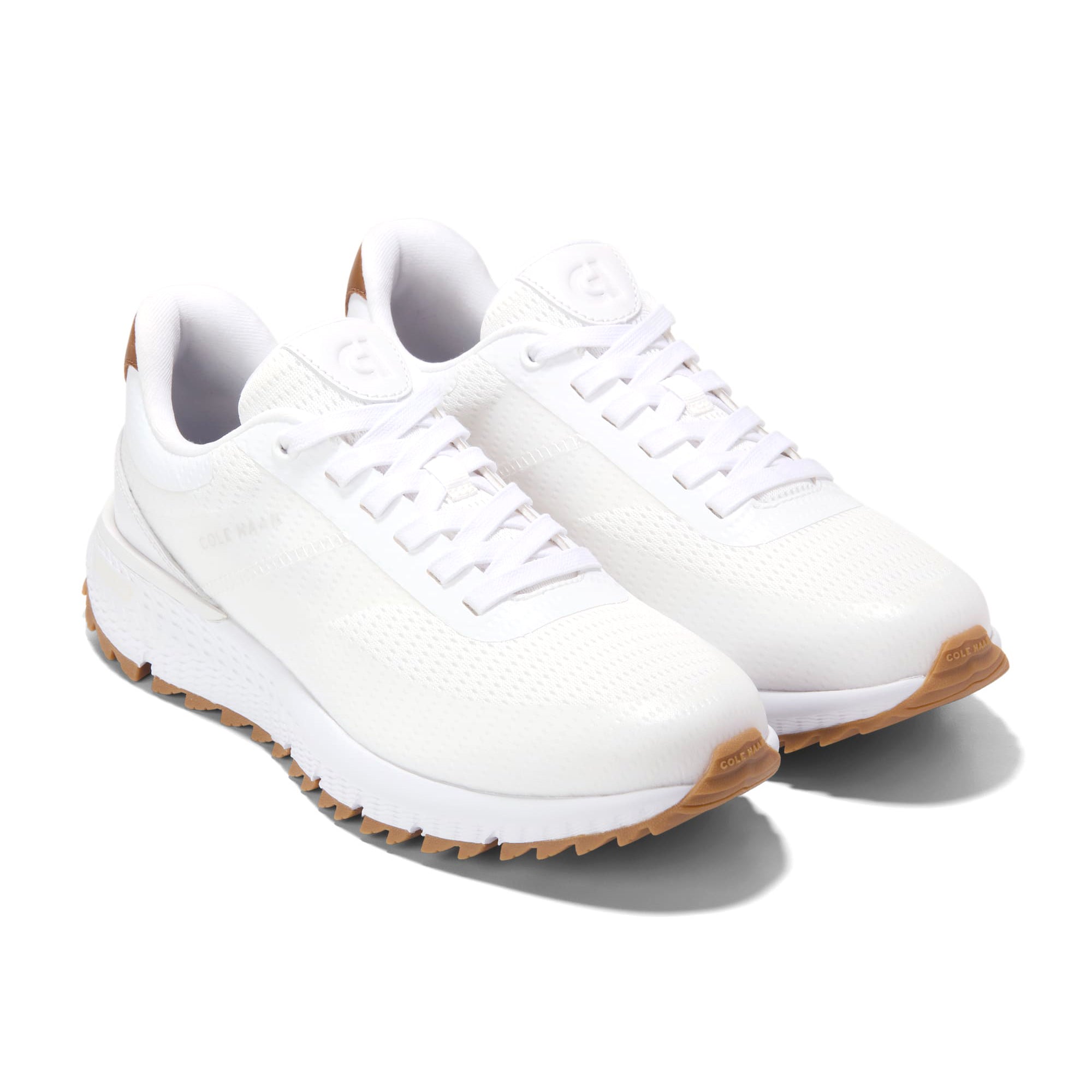 COLE HAAN GOLF ホワイトシューズ Cole Haan Grand Crosscourt 20.4.7 Golf Shoes - White/Golden Honey