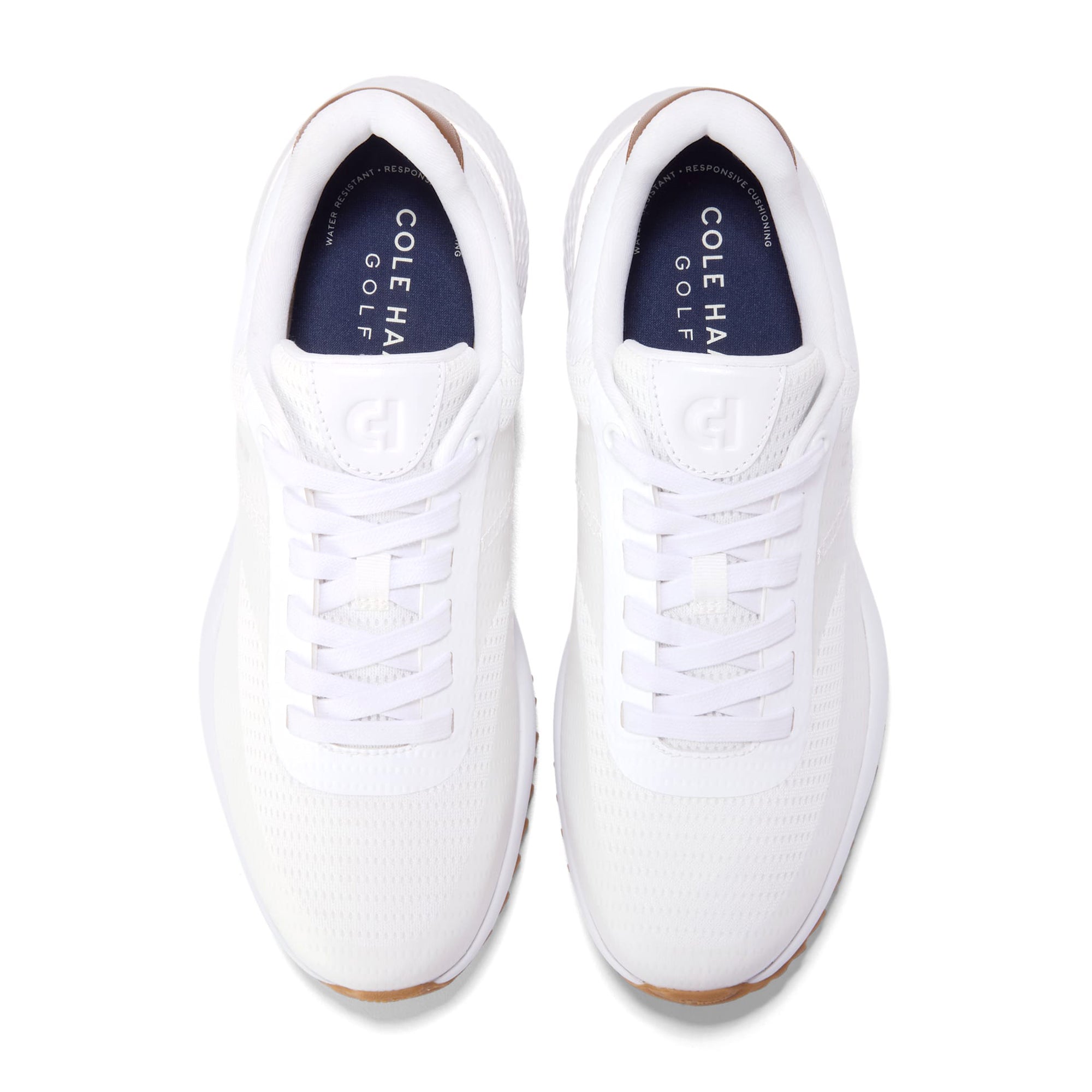 Cole Haan Grand Crosscourt 20.4.7 Golf Shoes - White/Golden Honey Cole Haan Grand Crosscourt 20.4.7 Golf Shoes - White/Golden Honey