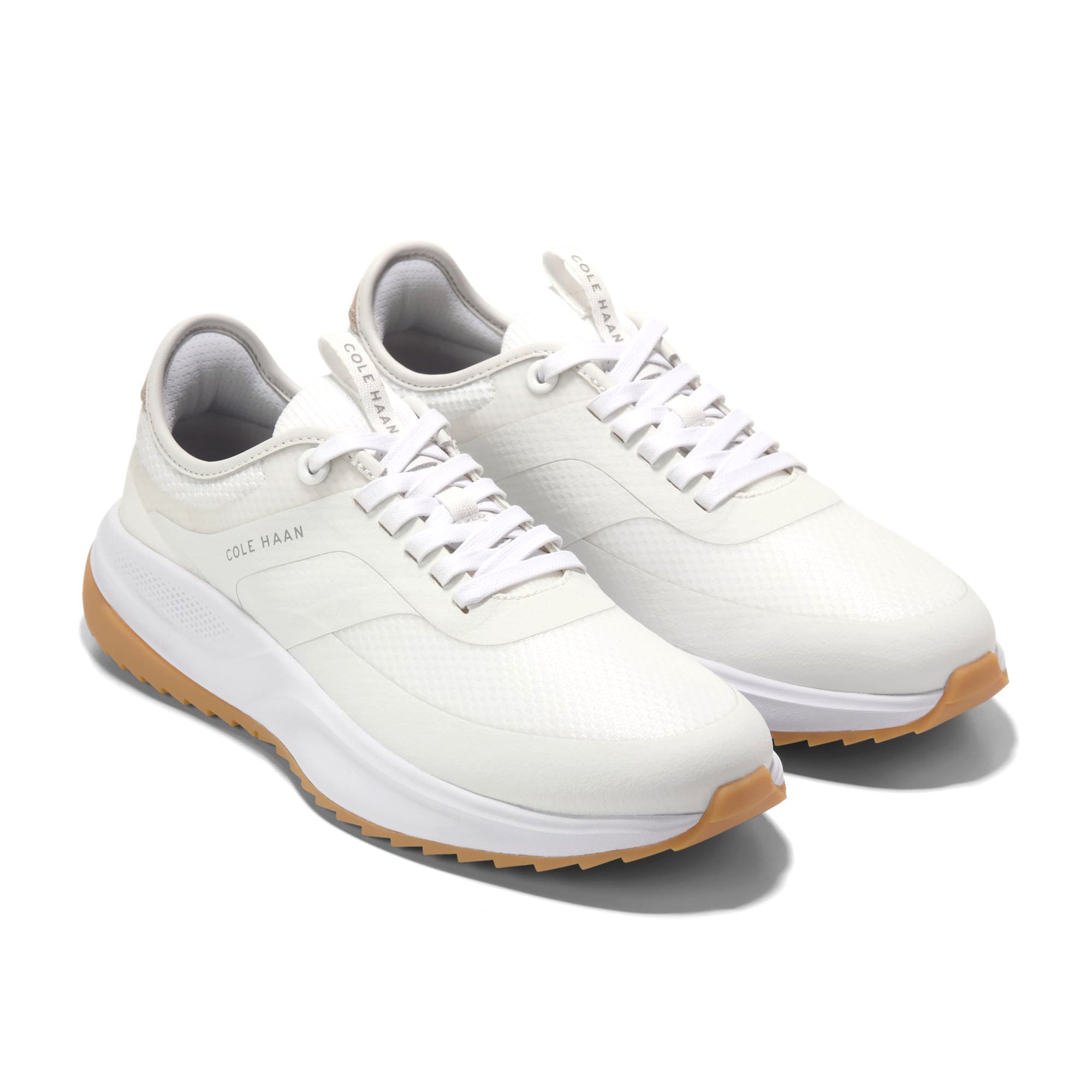Cole Haan GrandPro All Day Golf Shoes - White/Veg Tan - C42767