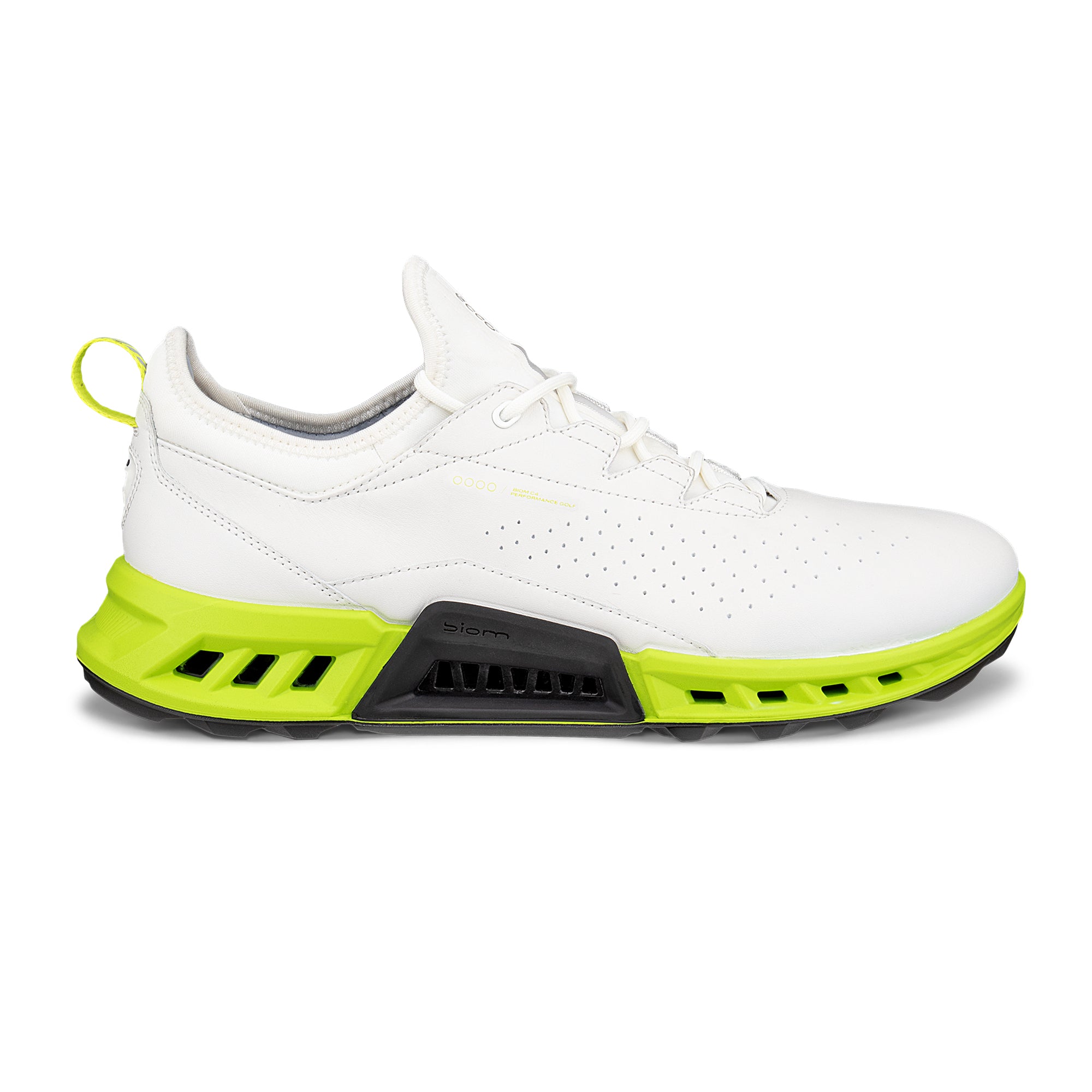 Ecco Biom C4 Gore-Tex Golf Shoes White/Lime Punch 55365 130404