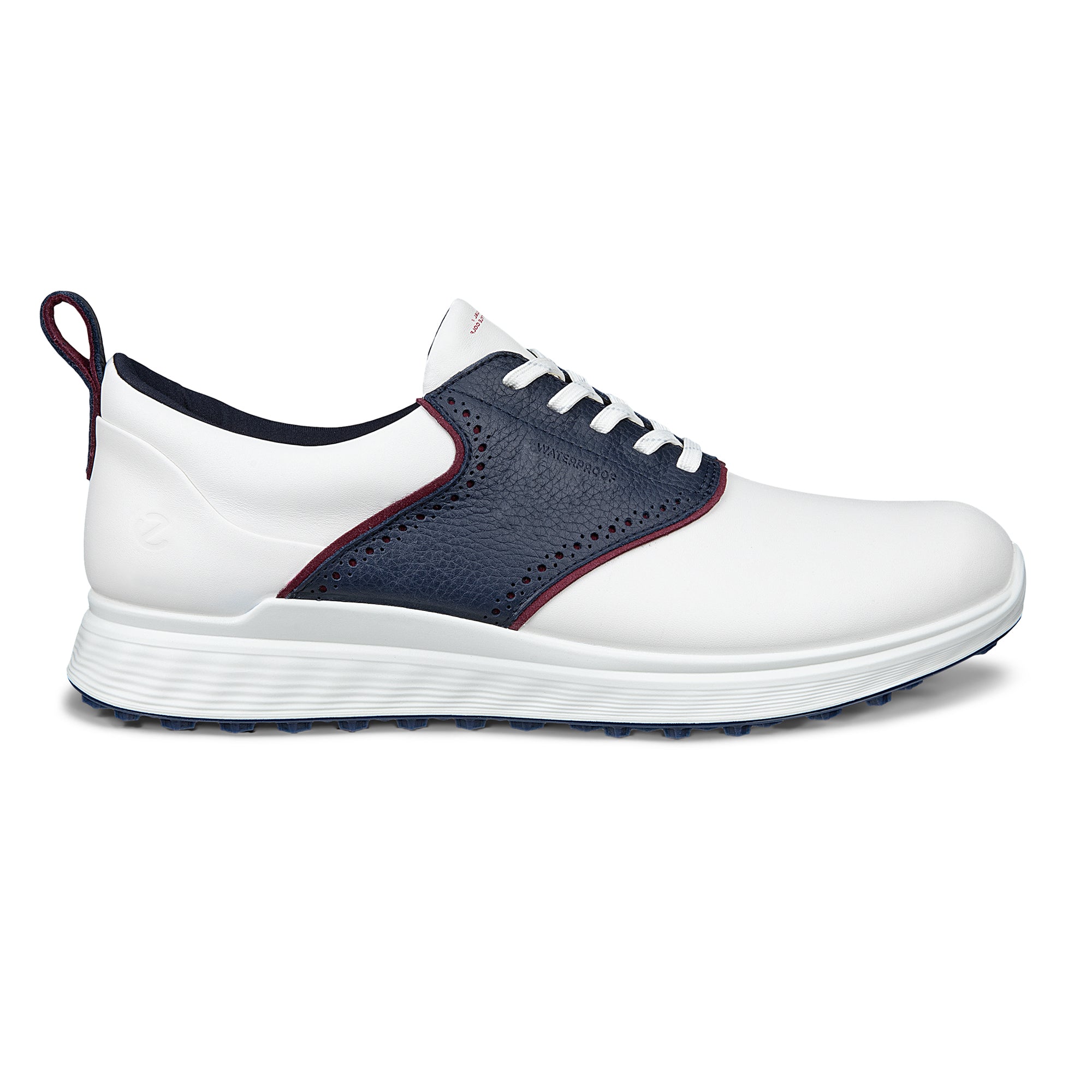 Ecco S-Casual Saddle Golf Shoes 102854 White/Marine 51293