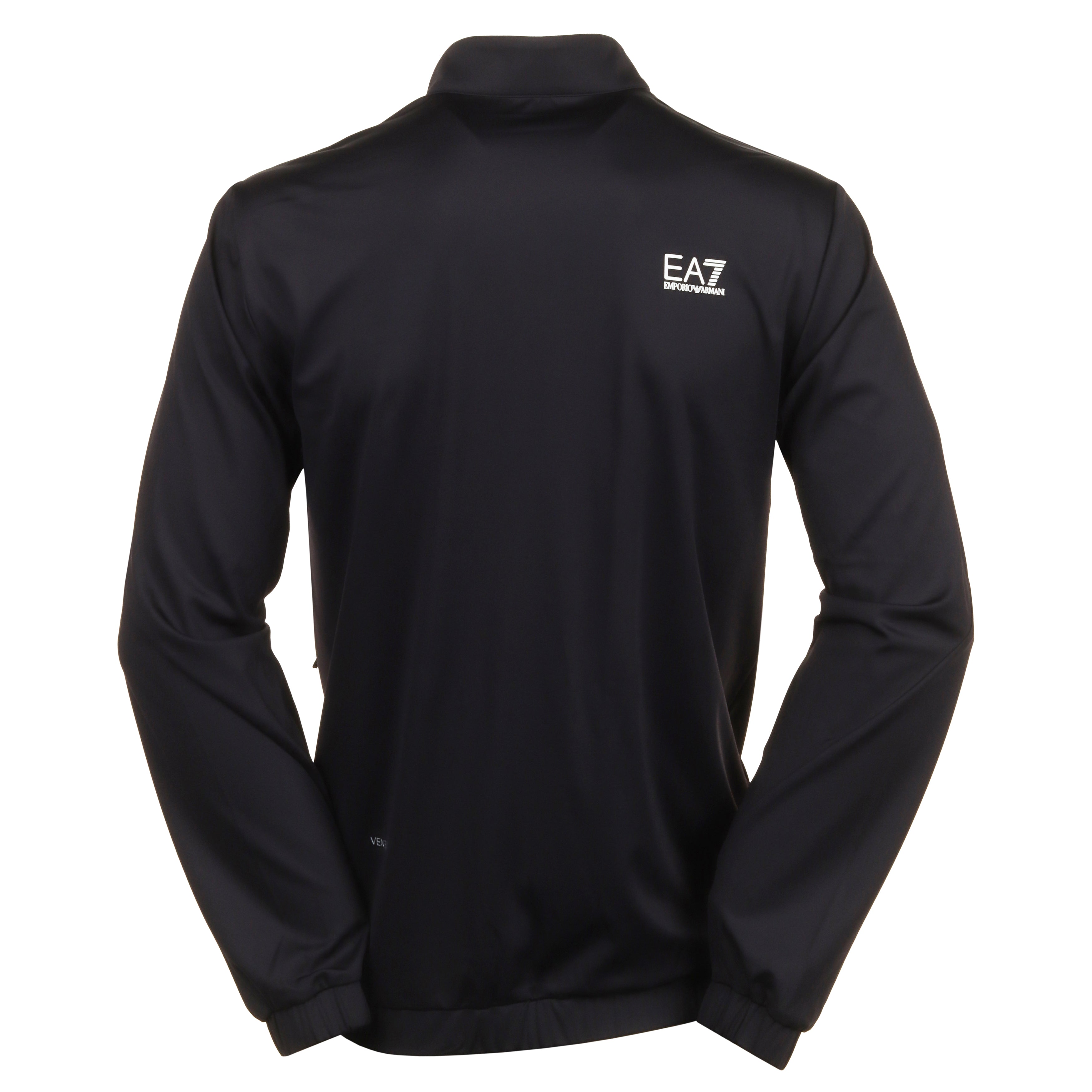 EA7 Men's Woven Down Jacket, Black/Gold, XS at Amazon Men's