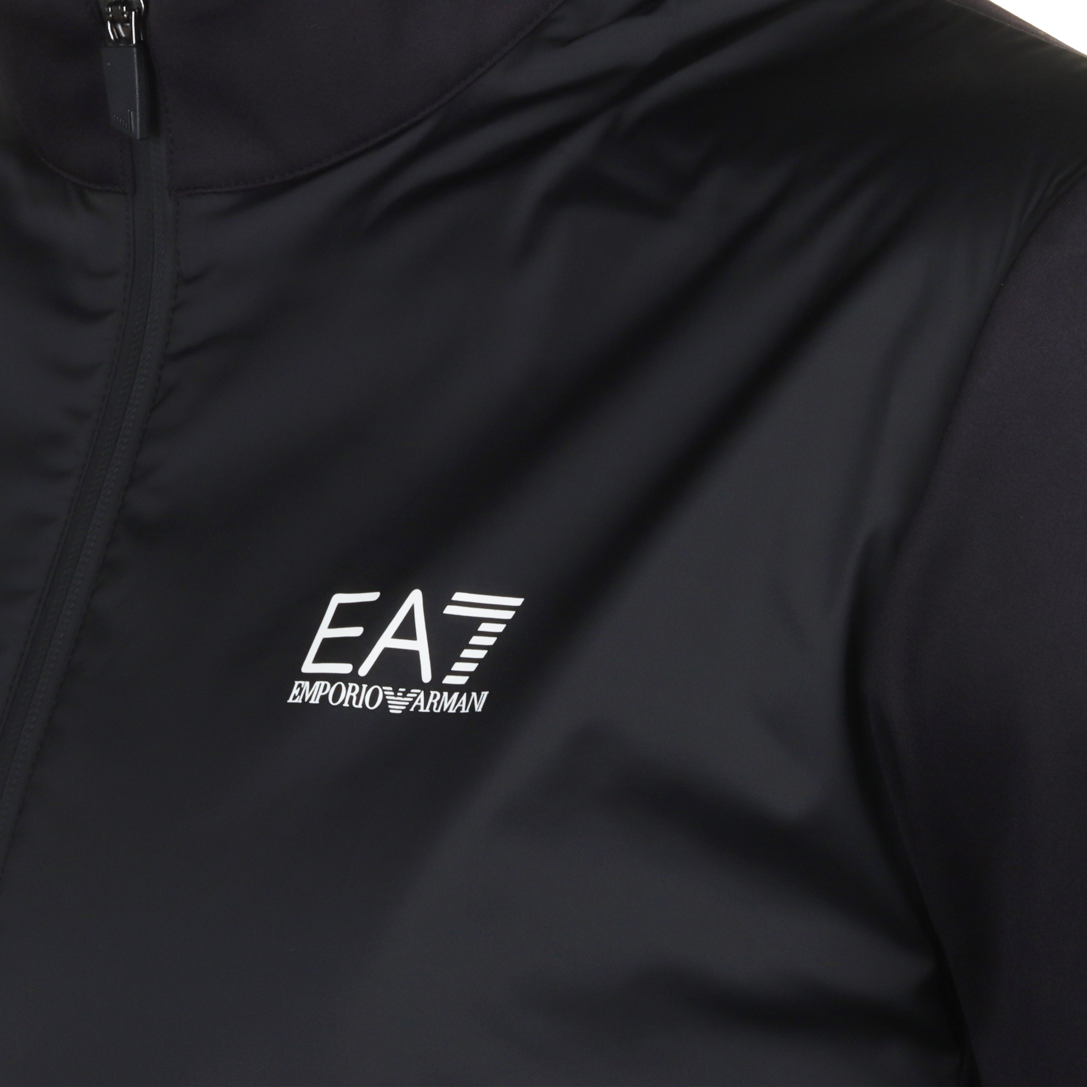 EMPORIO ARMANI EA7ジップアップジャケット Black EA7 Emporio Armani Poly Full Zip Hoodie - JD Sports Global
