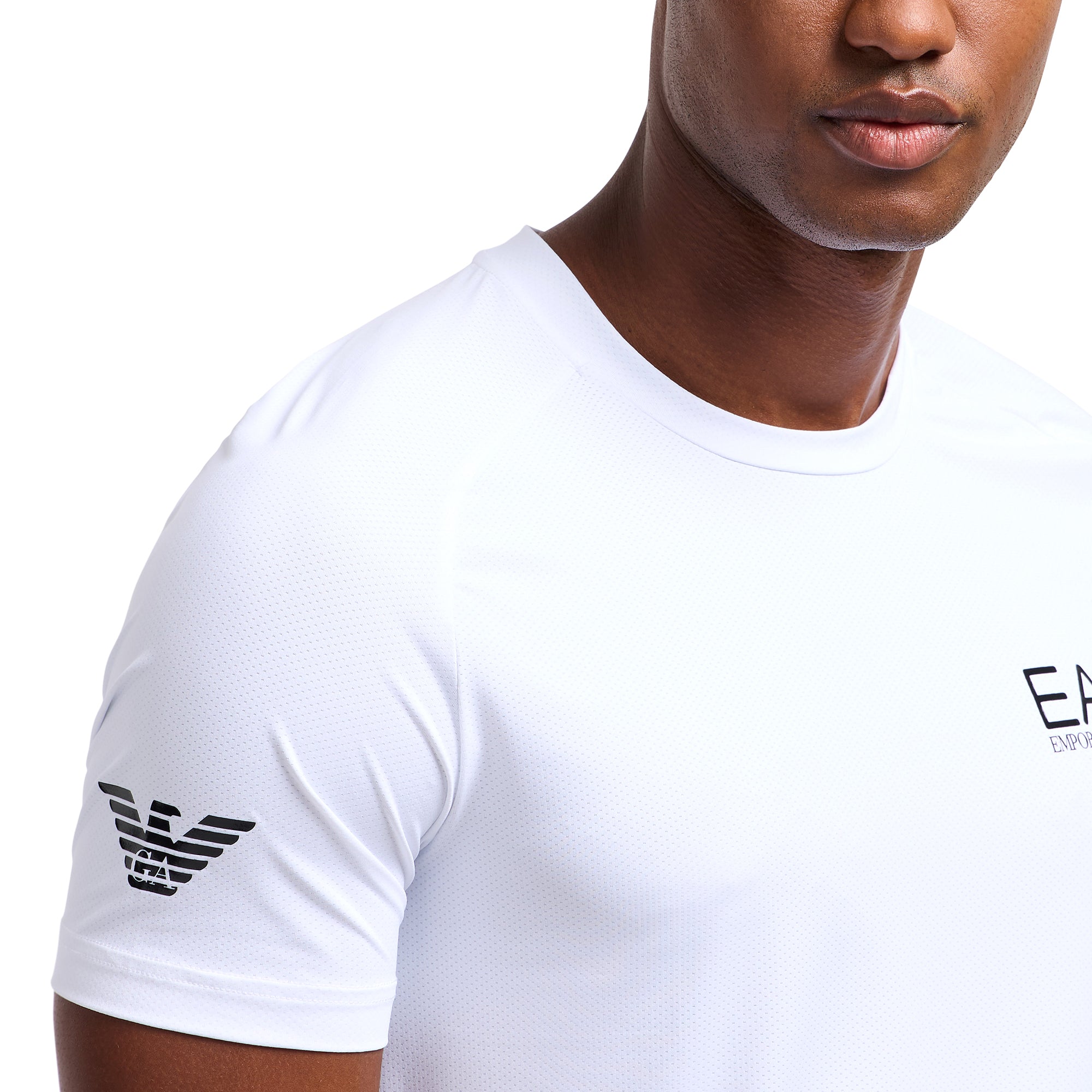 EA7 Emporio Armani - Boys White Ventus7 Sports T-Shirt