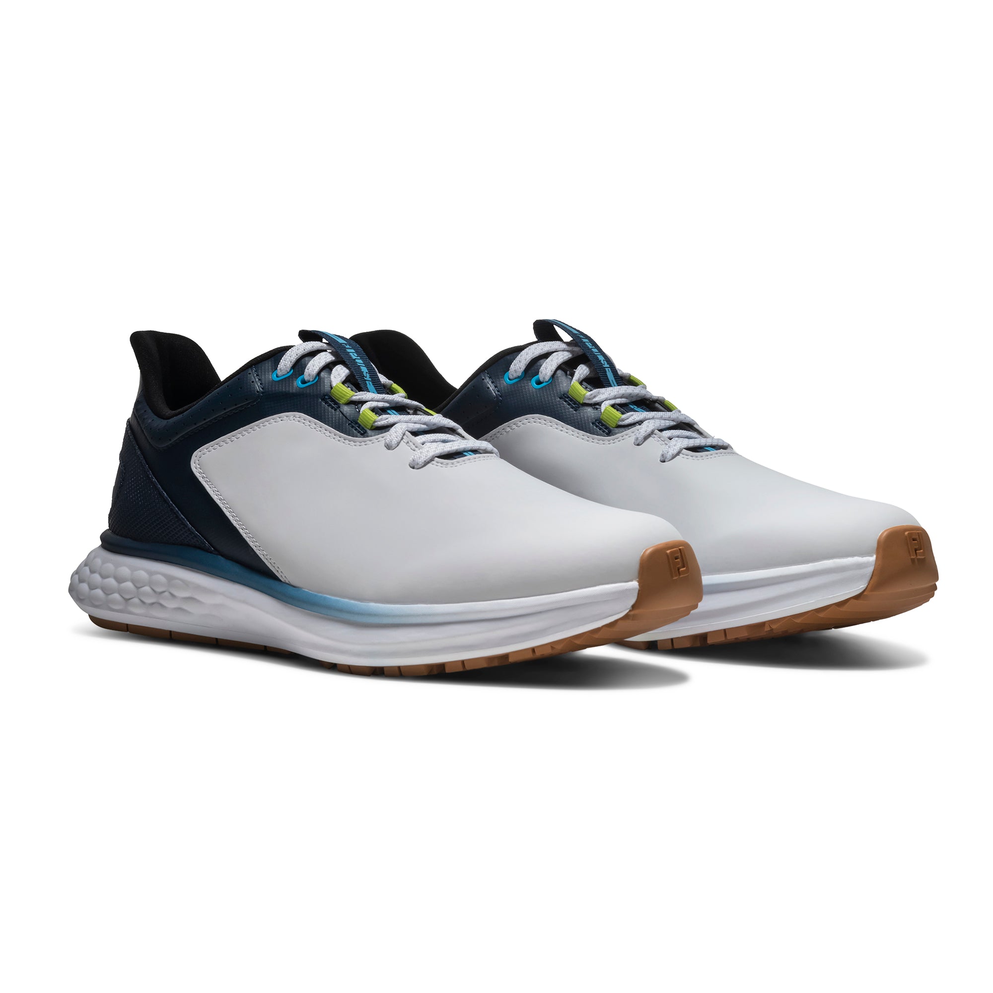 FootJoy FJ Pulse Golf Shoes - White/Gum/Navy - 54706 - Function18