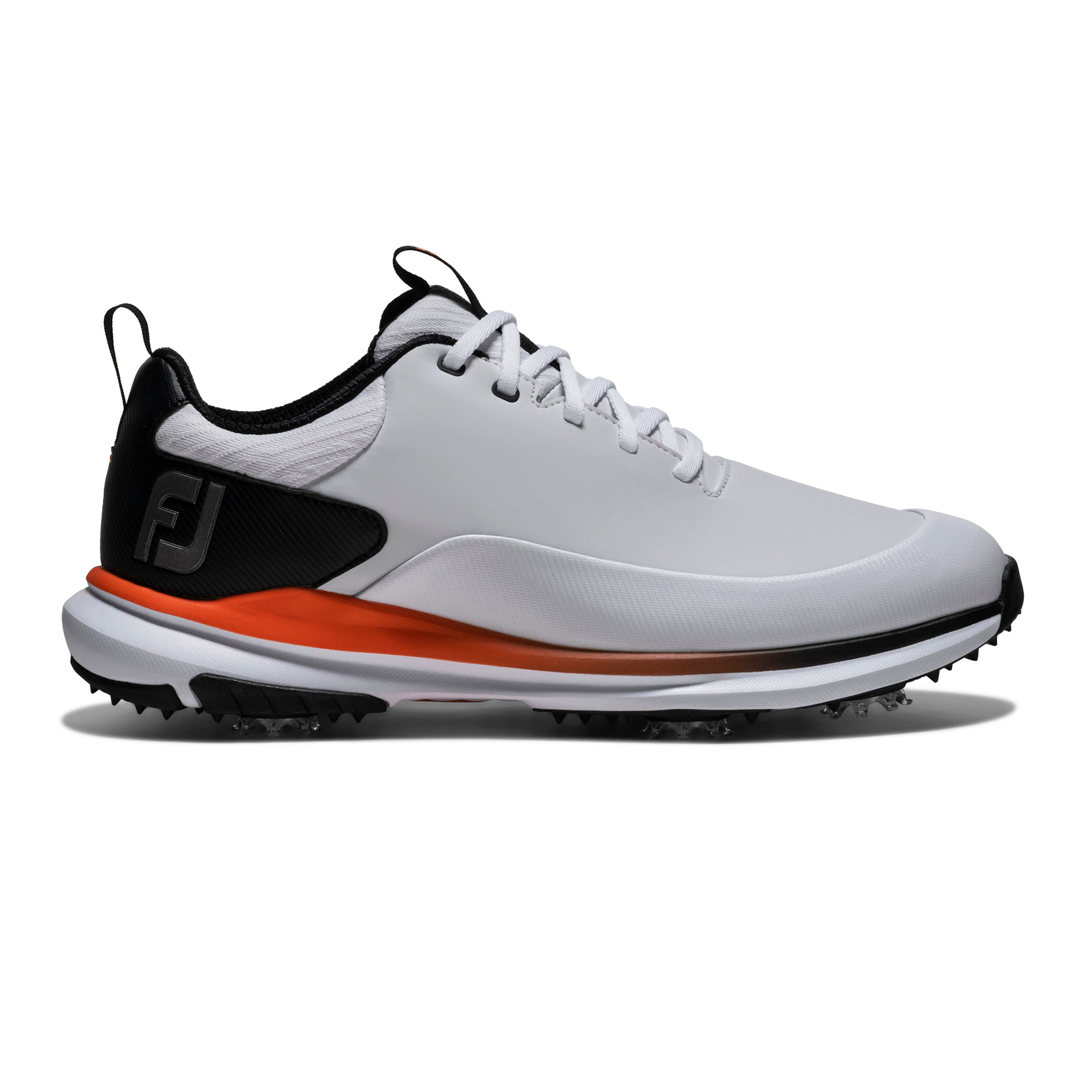 FootJoy FJ Tour Rival Golf Shoes - White/Black/Orange - 56970