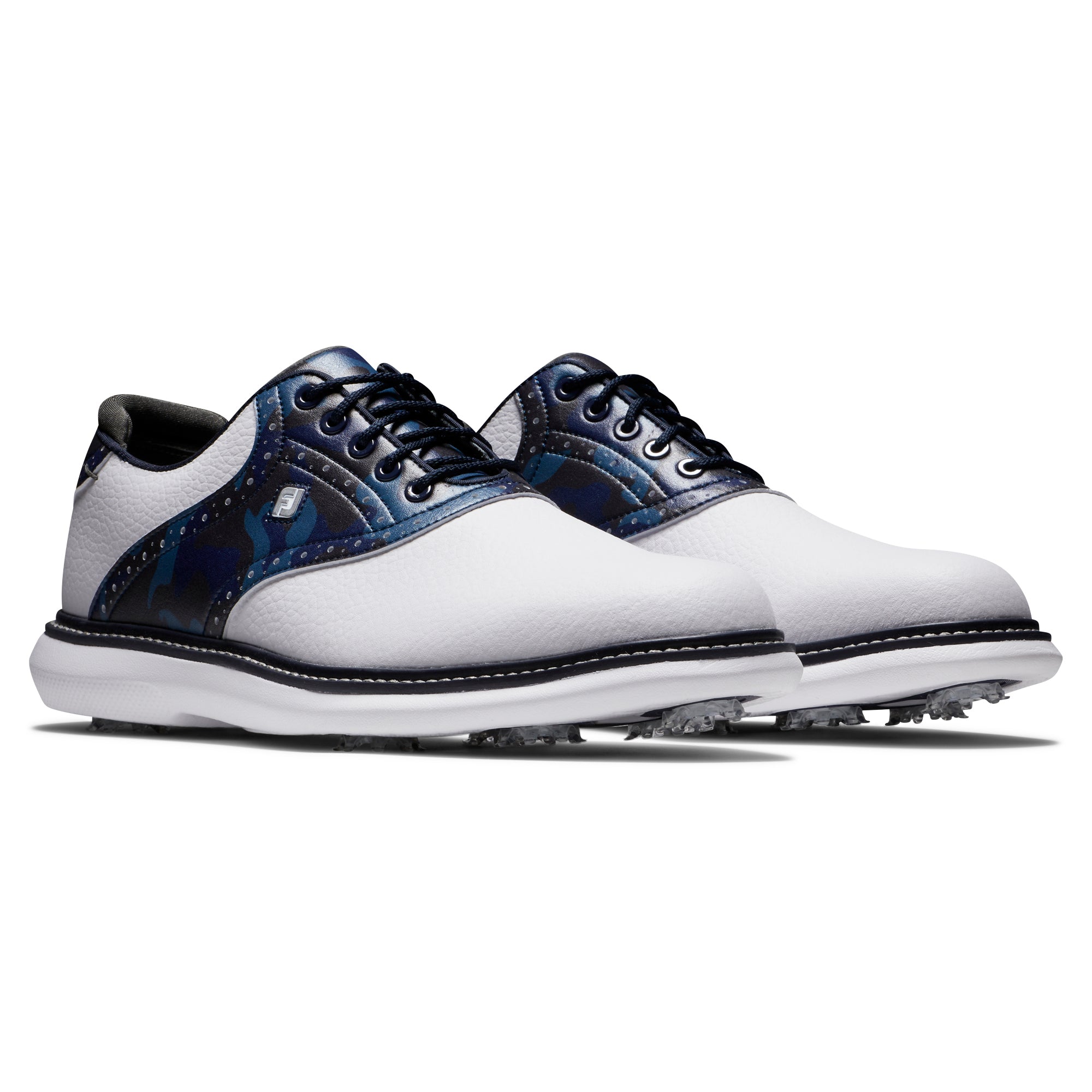 FootJoy FJ Traditions Golf Shoes 57945 White Navy Multi Function18