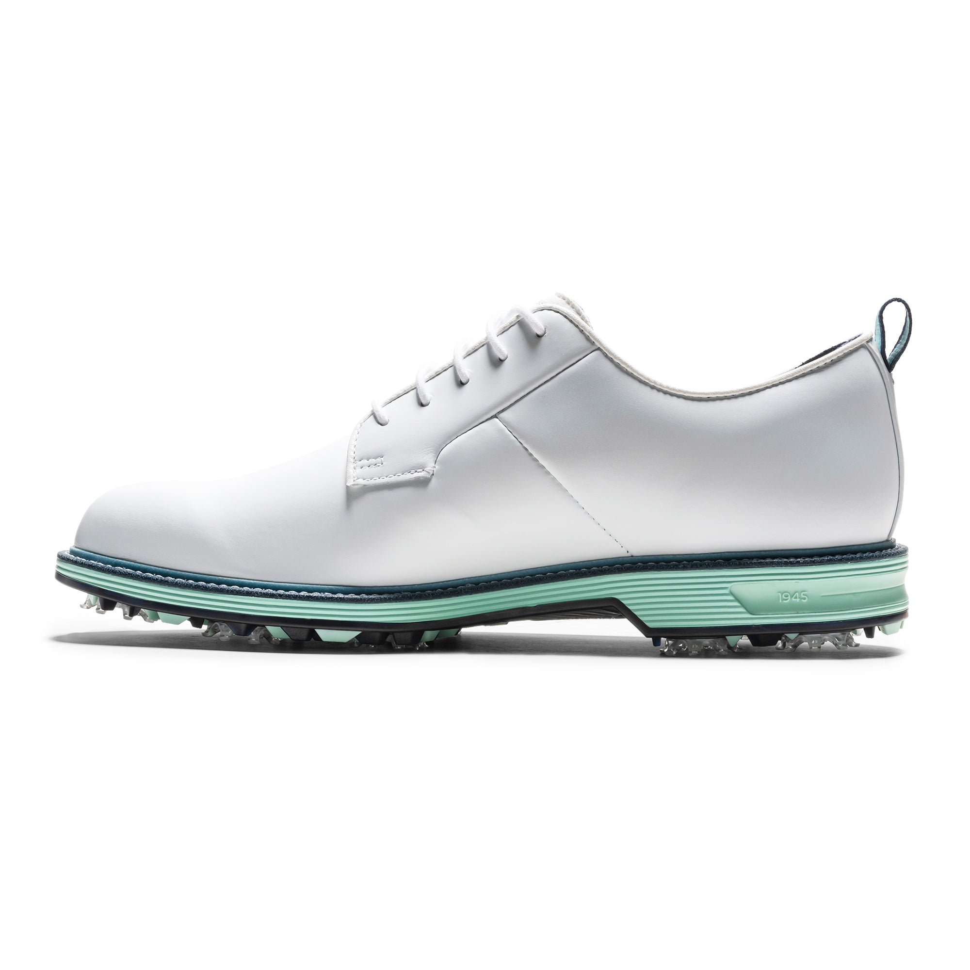FootJoy Premiere Series Field Golf Shoes - White/Mint/Blue - 54557