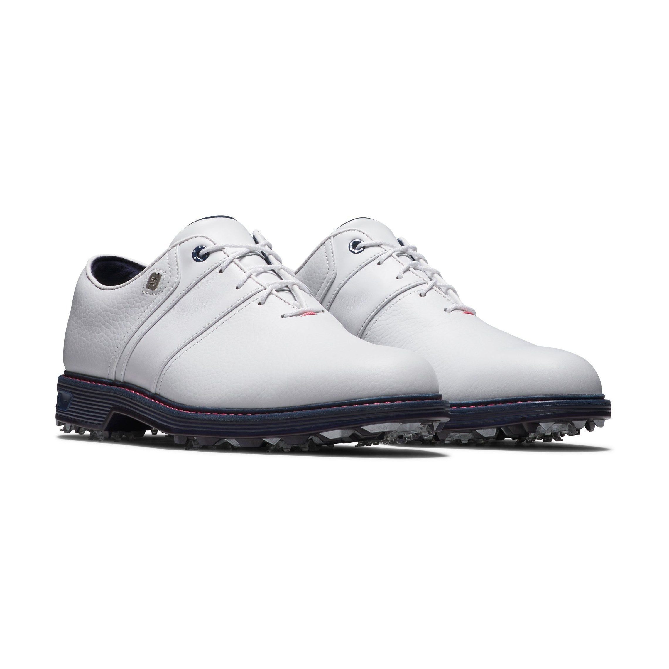 FootJoy Premiere Series Packard Golf Shoes White/Pink/Navy - Main Image