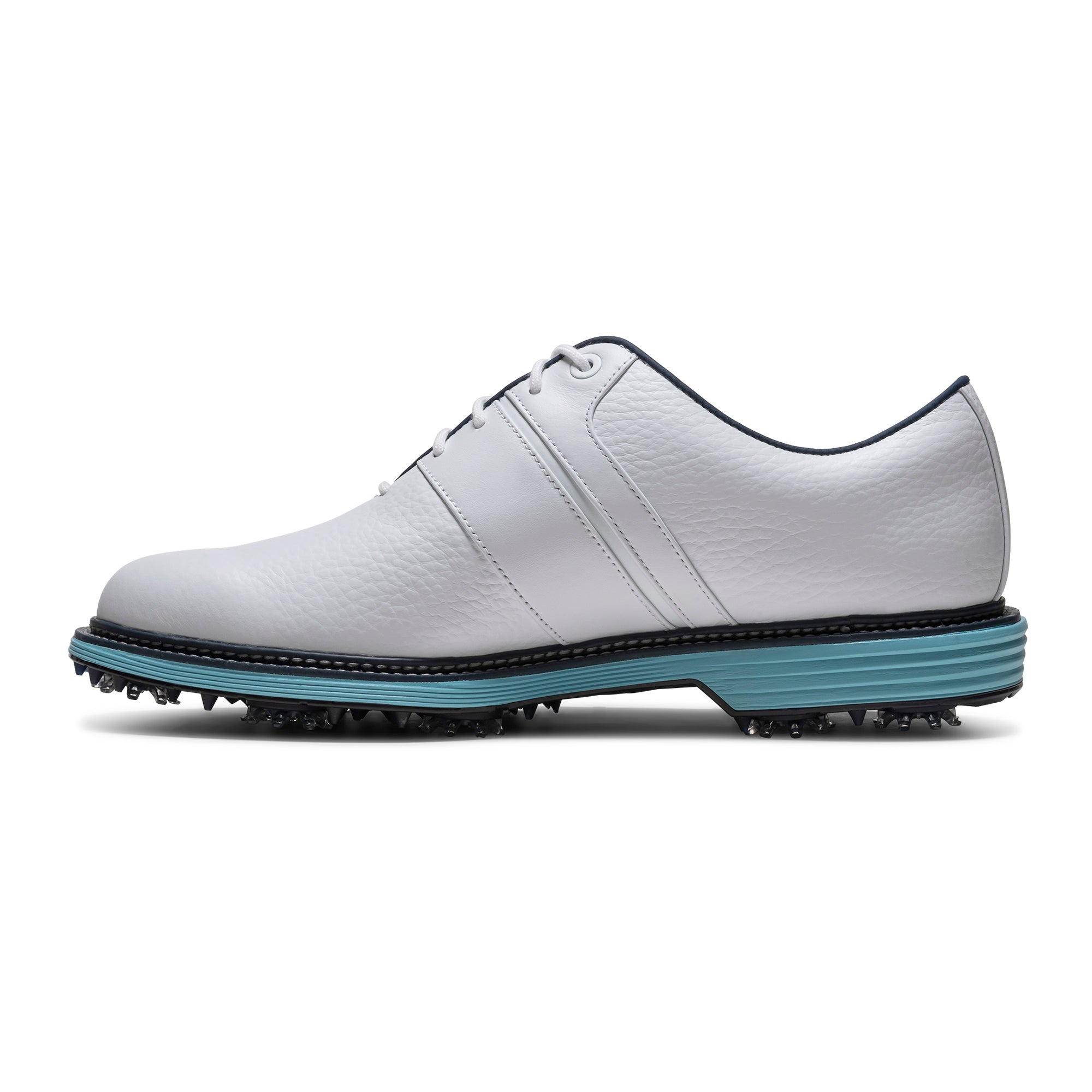 FootJoy Premiere Series Packard Golf Shoes - White/Navy/Blue