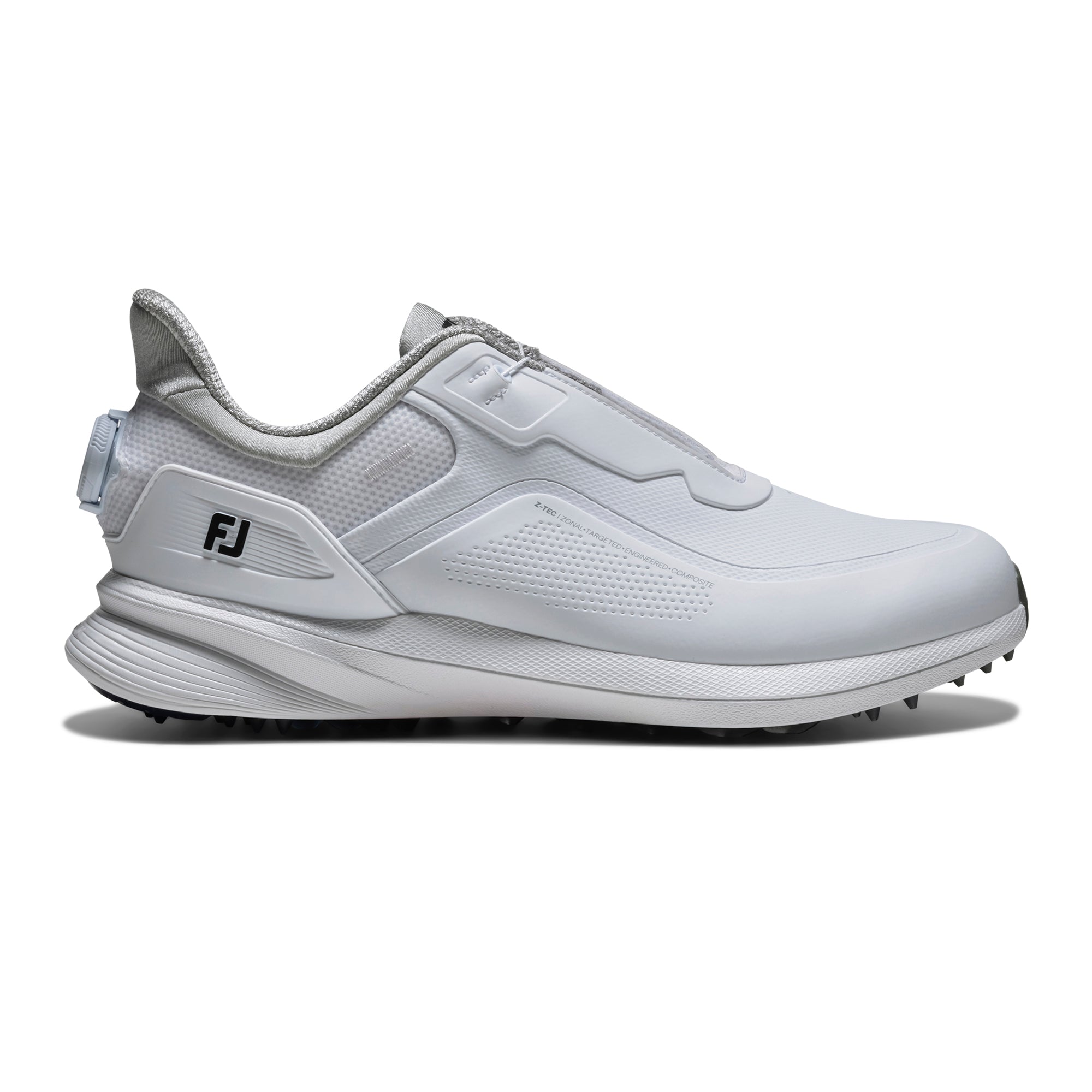 FootJoy Pro/SL BOA Golf Shoes - White/White/Grey - 56952