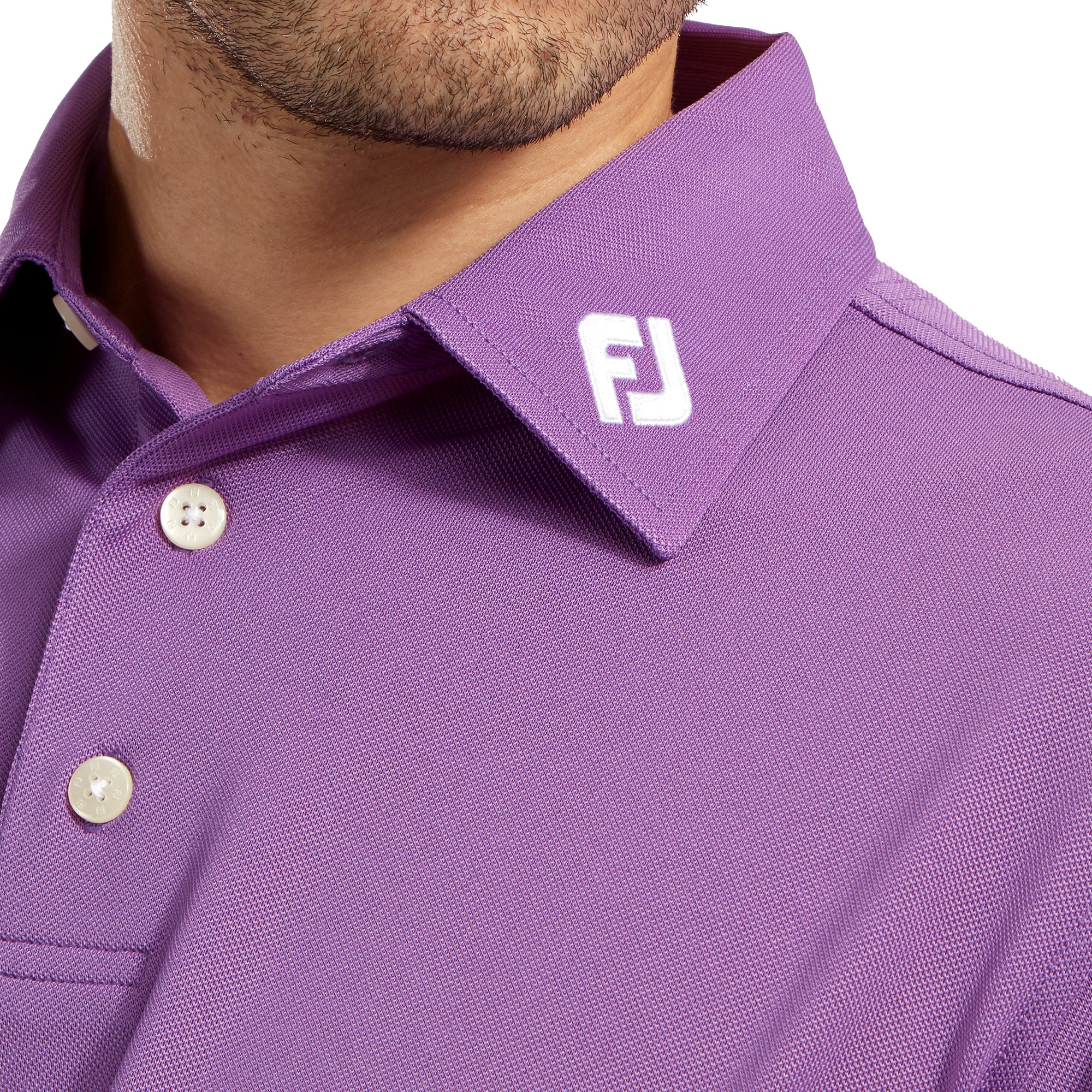 FootJoy Stretch Pique Solid Golf Shirt Purple 91820 Function18