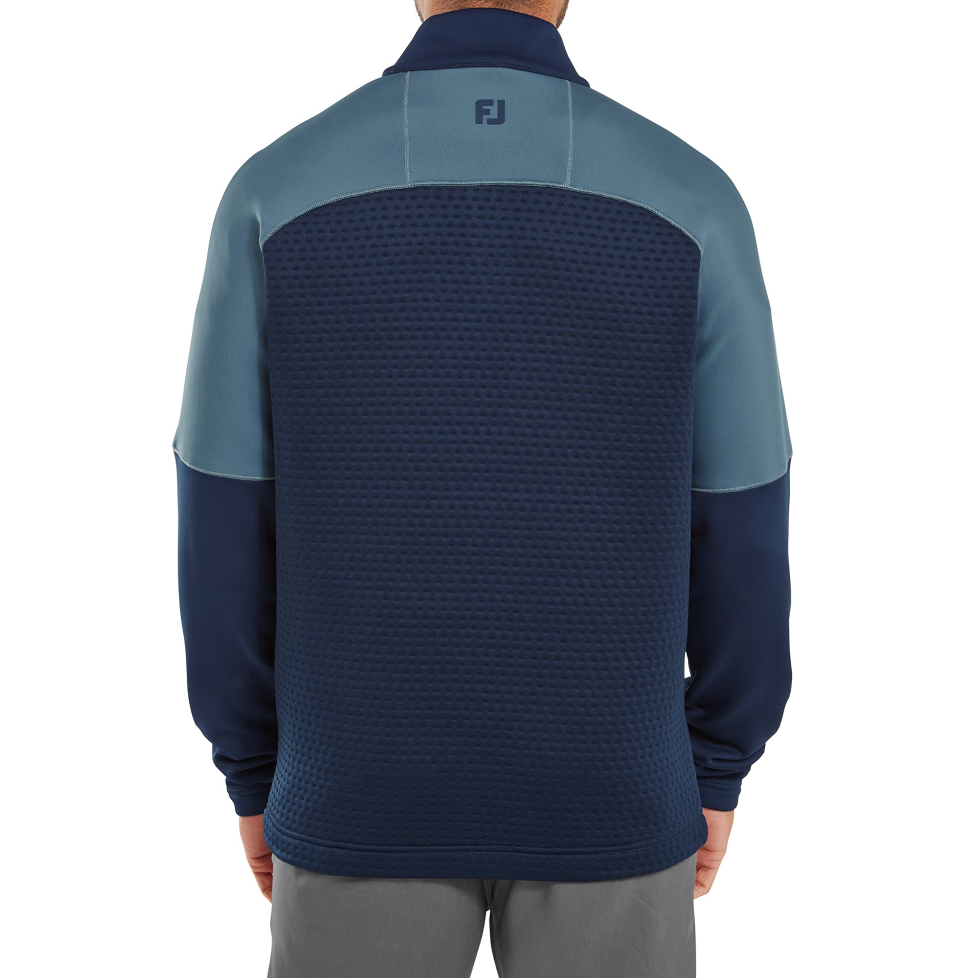 FootJoy ThermoSeries Jacquard Midlayer - Navy/Slate - 38486