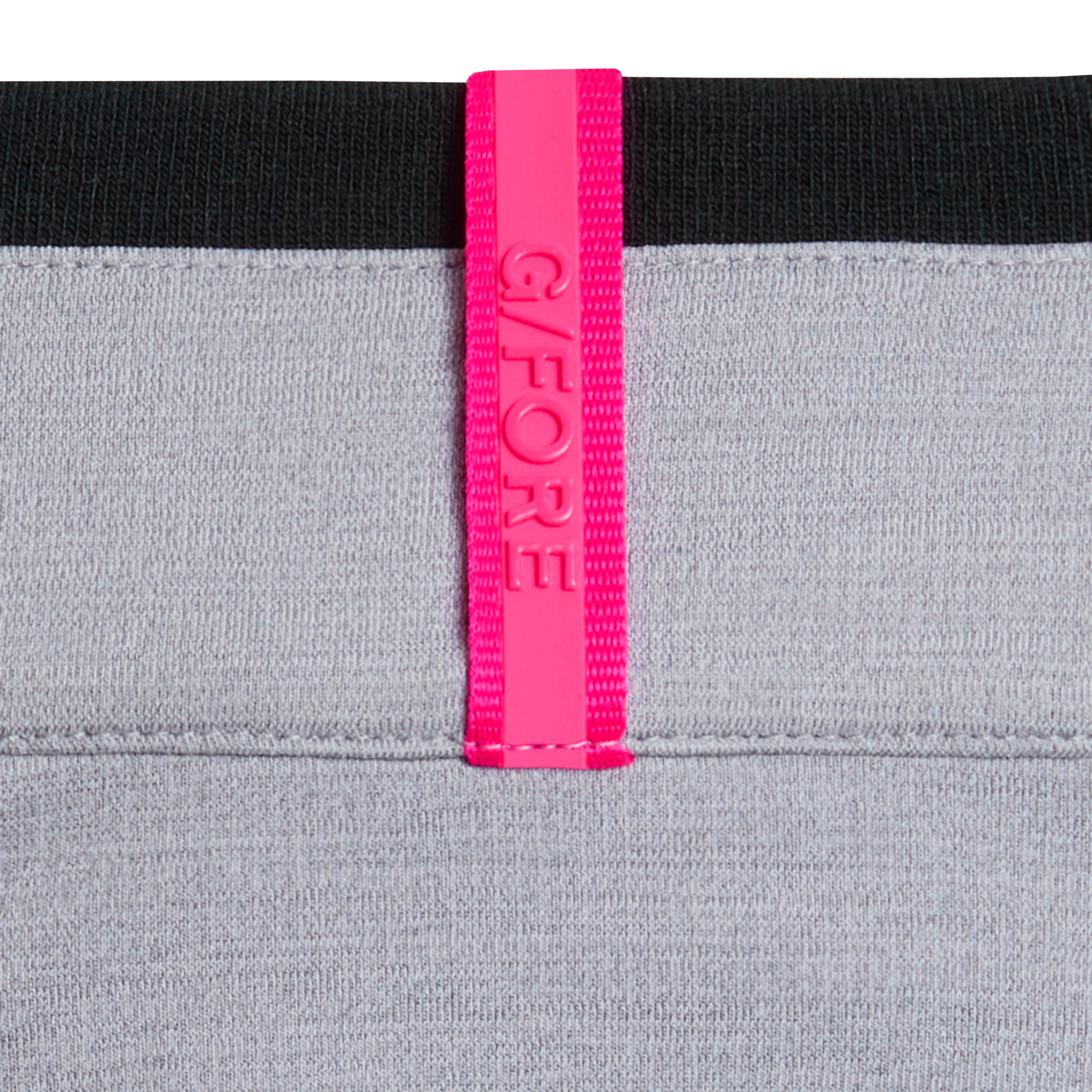 G/FORE Brushed Back Tech 1/4 Zip Pullover - Light Grey Melange