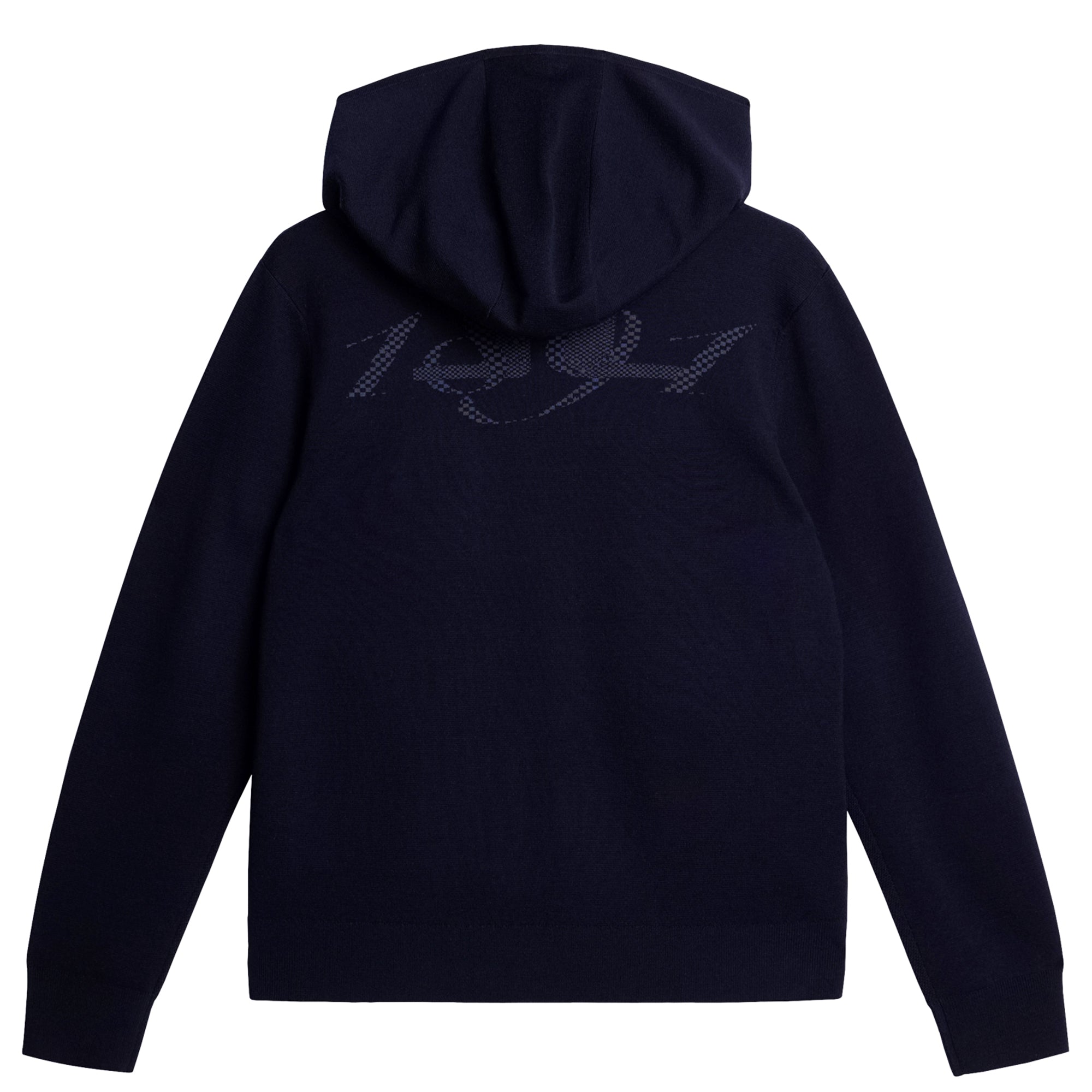 J.Lindeberg Golf x Glenmuir Cameron Knitted Hoodie - JL Navy
