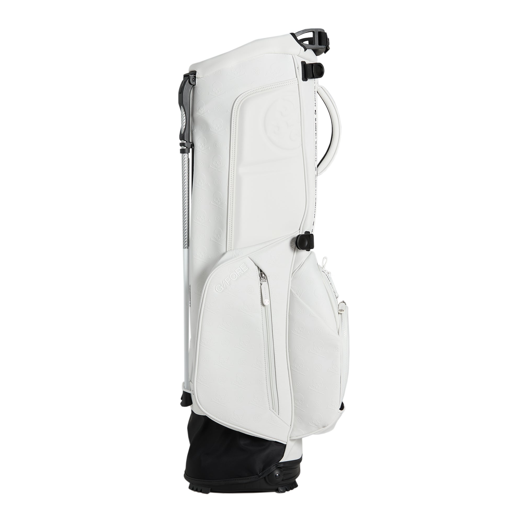 G/FORE デイトナ　ホワイト ゴルフバッグ G/FORE Embossed Skull And Tees Daytona Carry Bag - Worldwide Golf