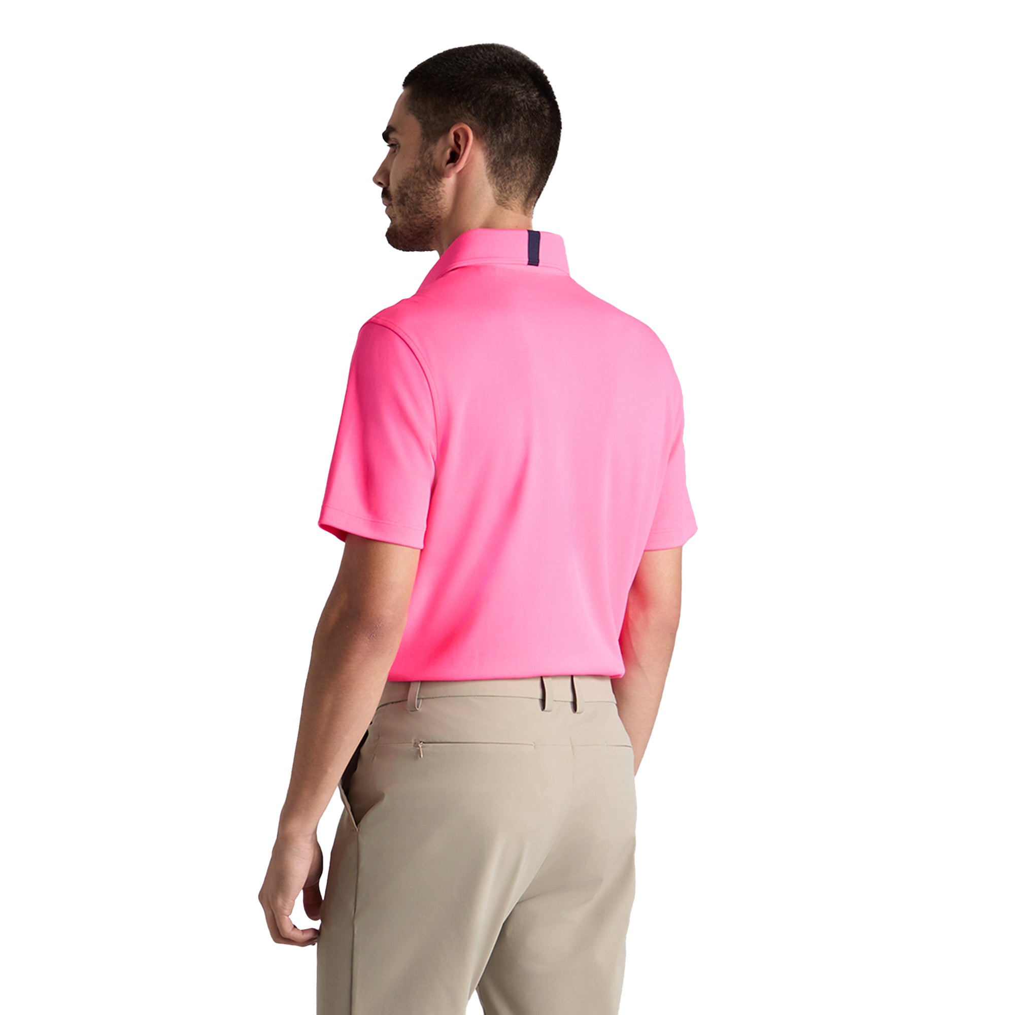 G/FORE Essential 3.0 Tech Pique Golf Polo Shirt - Knockout Pink