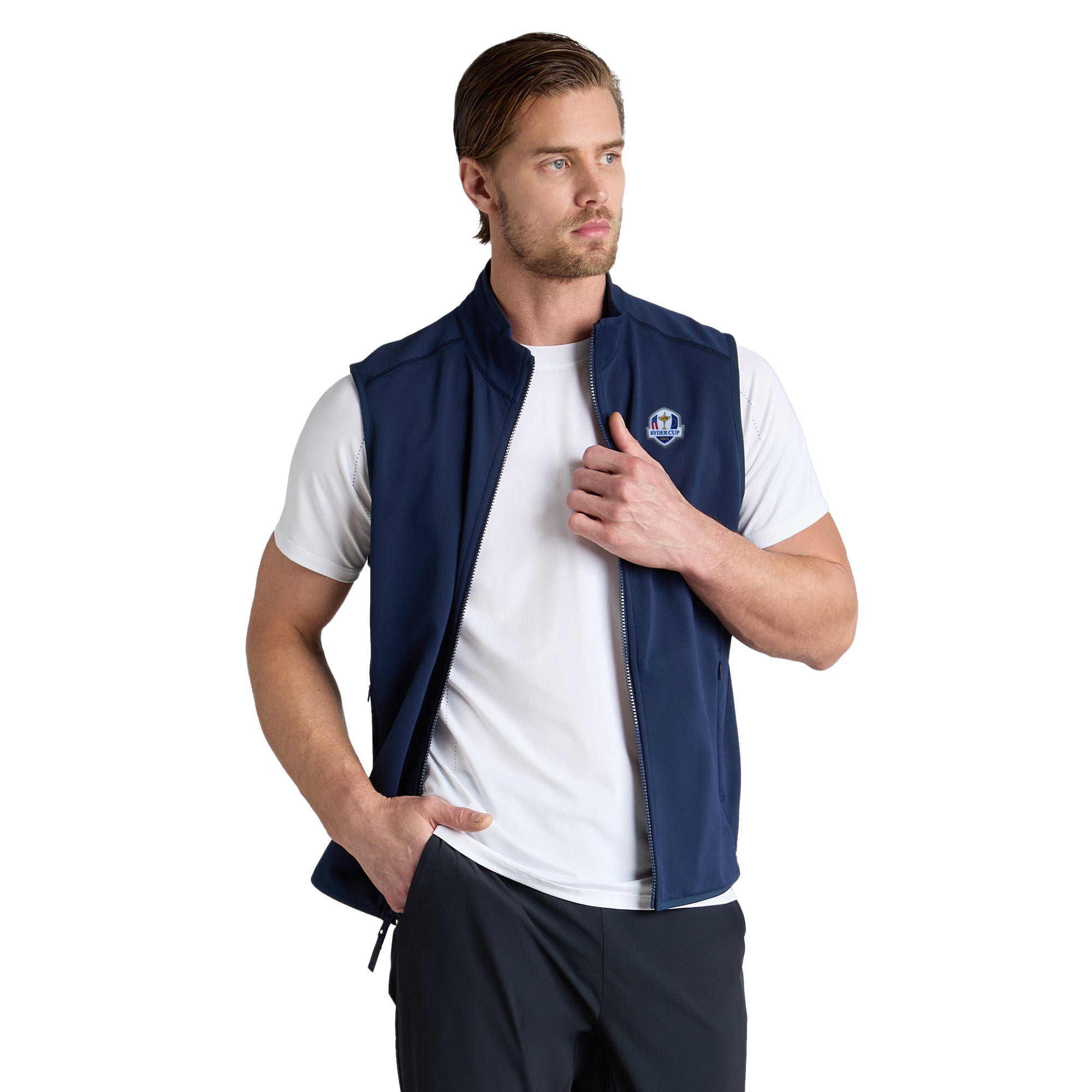 G/FORE Ryder Cup Tech French Terry Vest - Twilight - GMM000066RC