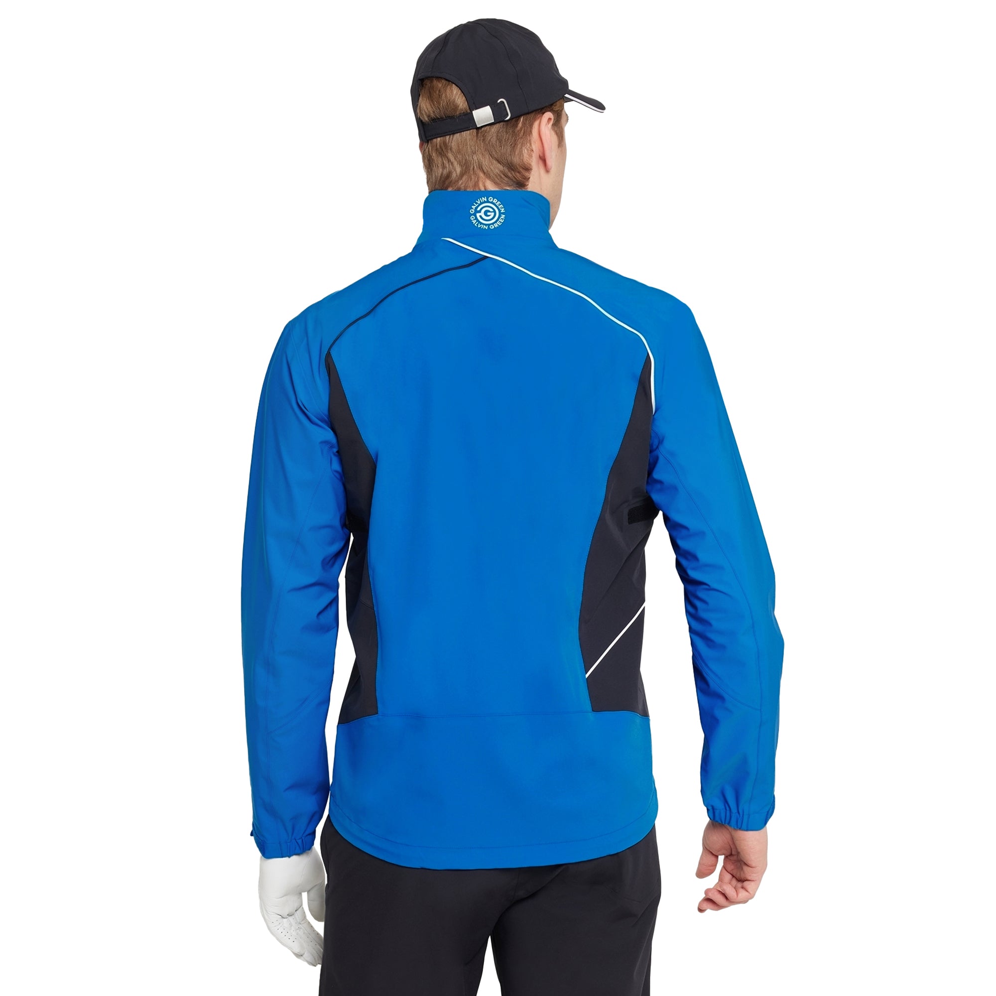 Galvin Green Ames Pertex Waterproof Golf Jacket Royal Blue/Black