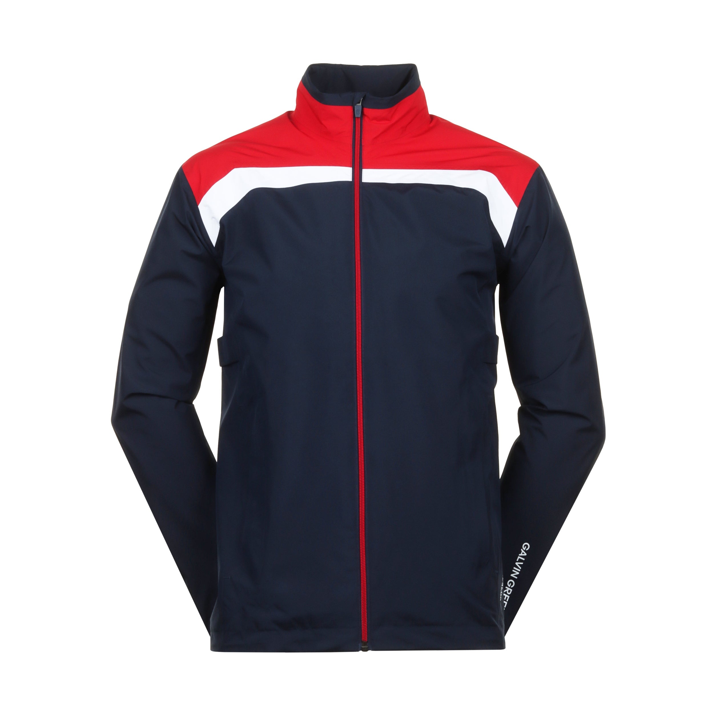 Galvin Green Anton Gore-Tex Waterproof Golf Jacket Navy/Red 8895