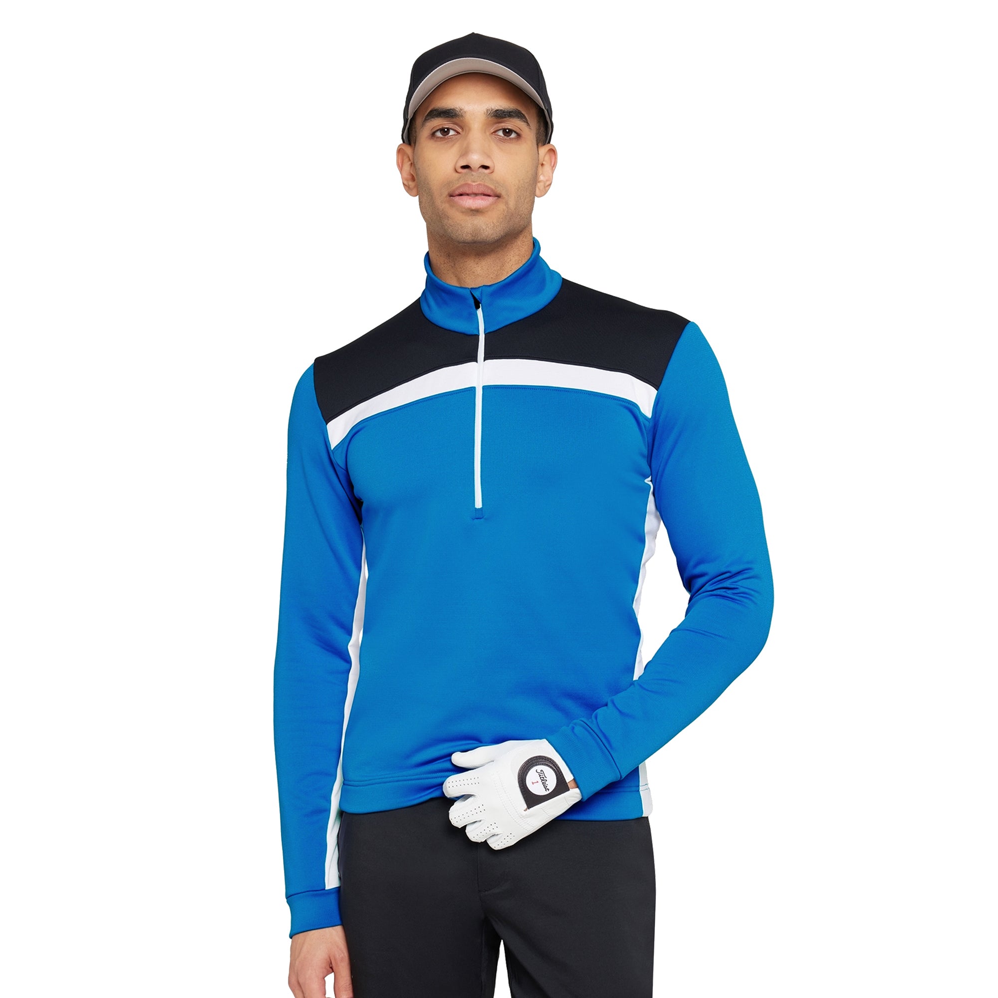 Galvin Green Dean Insula Golf Pullover - Royal Blue/Black 8751