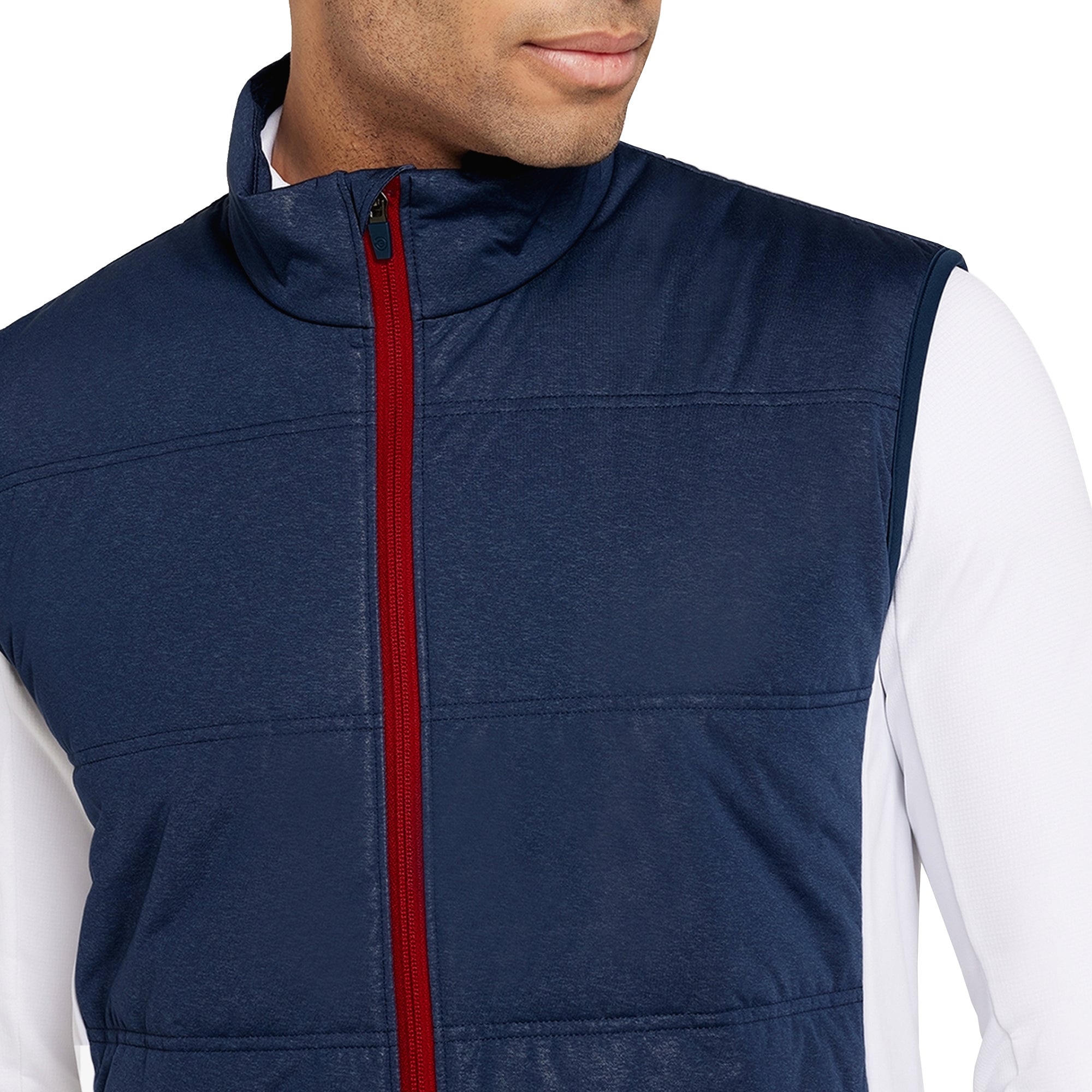 Galvin Green Lennox Interface-1 Golf Vest - Navy/White/Red 8762