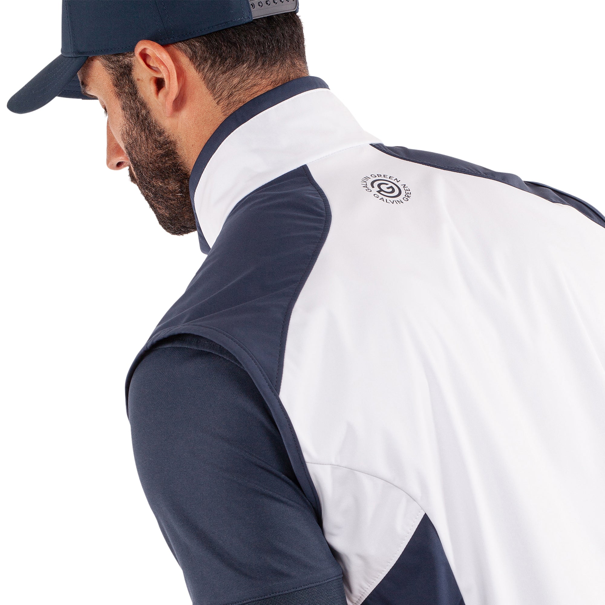 Galvin Green Leo Interface-1 Golf Vest White/Navy 9996 Leo