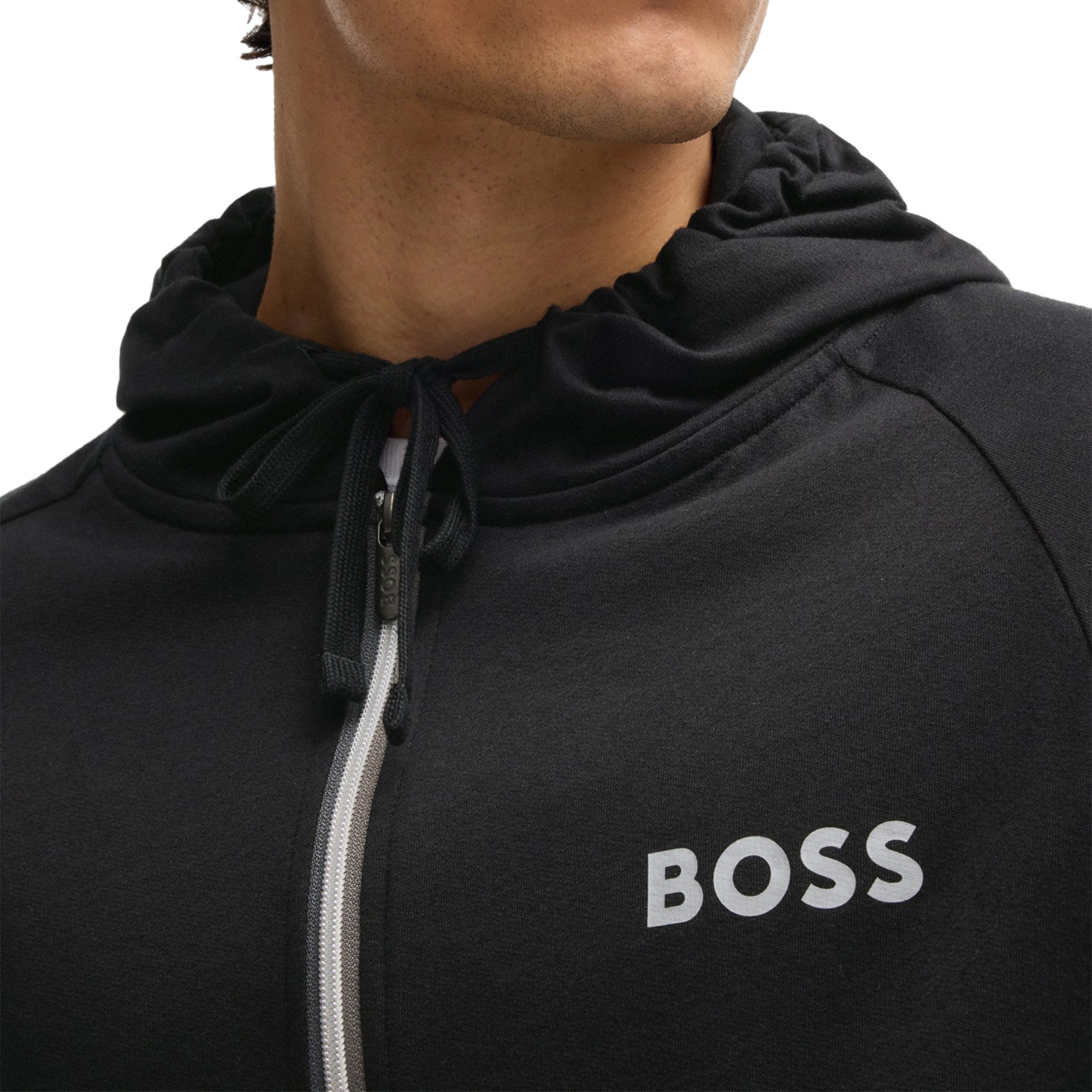 Zip Hoodie Hugo Boss Athleisure Hugo Boss Saggy Cotton-blend Zip