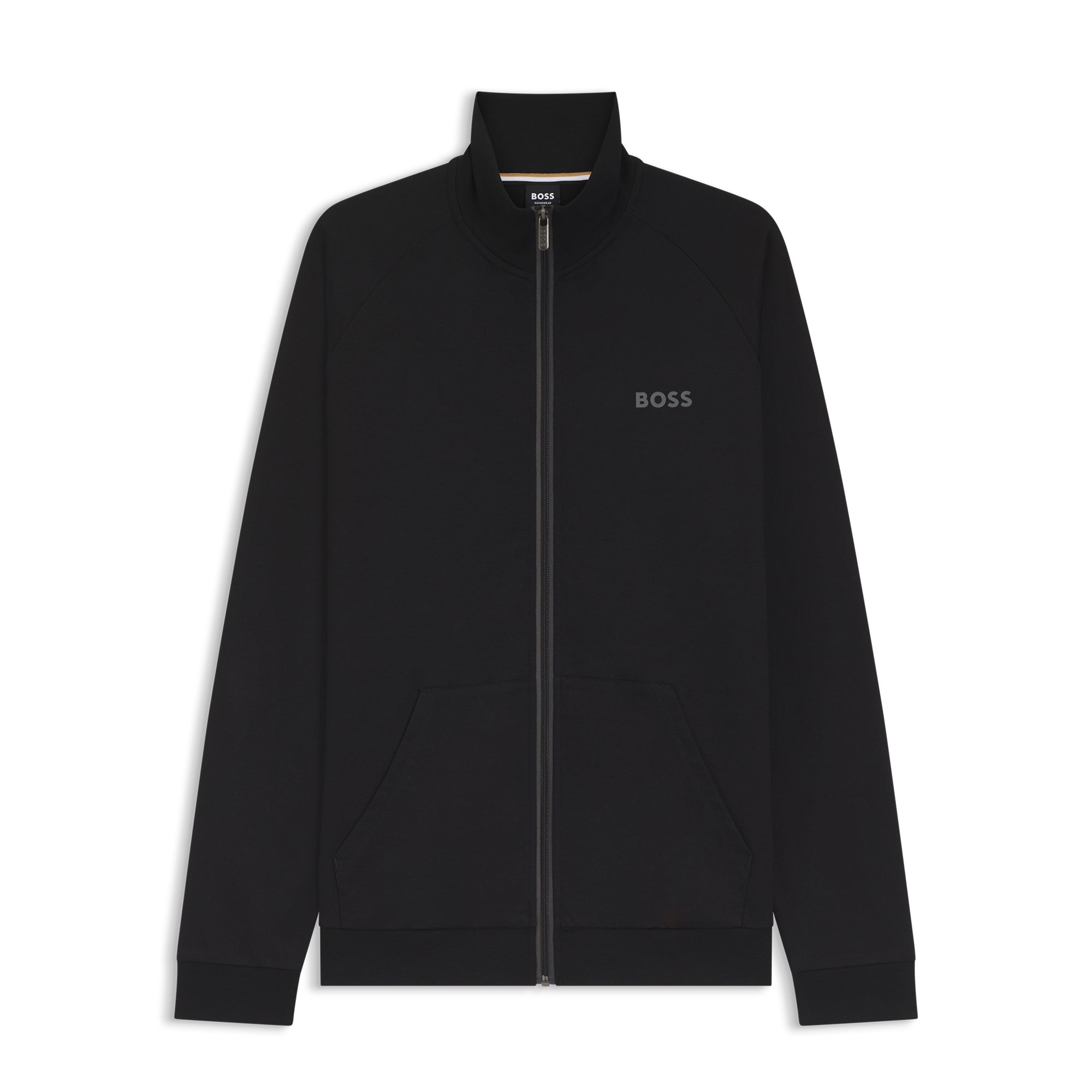 BOSS Authentic Z Full Zip Jacket SU26 - Black 004 - 50545564-004