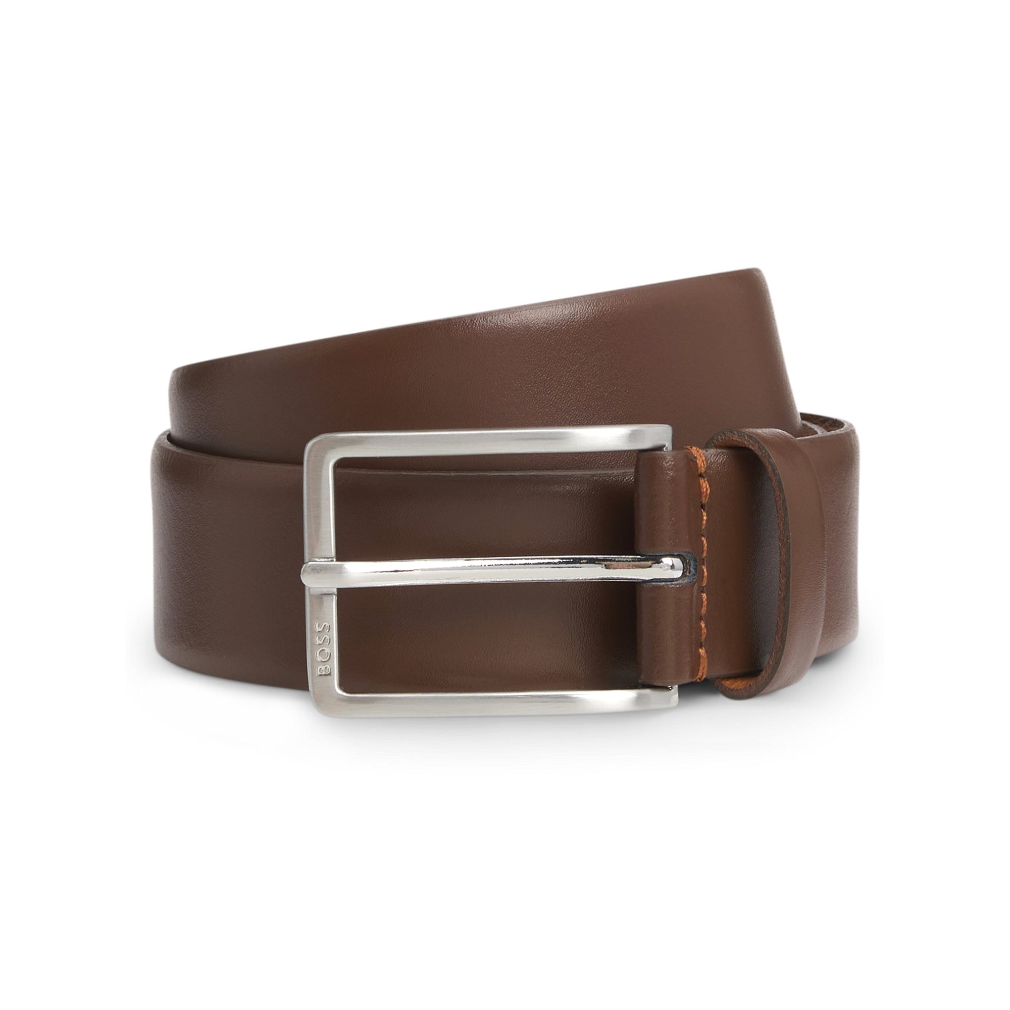 BOSS Erman-L Golf Belt - Medium Brown 210 - 50491834-210 - Function18