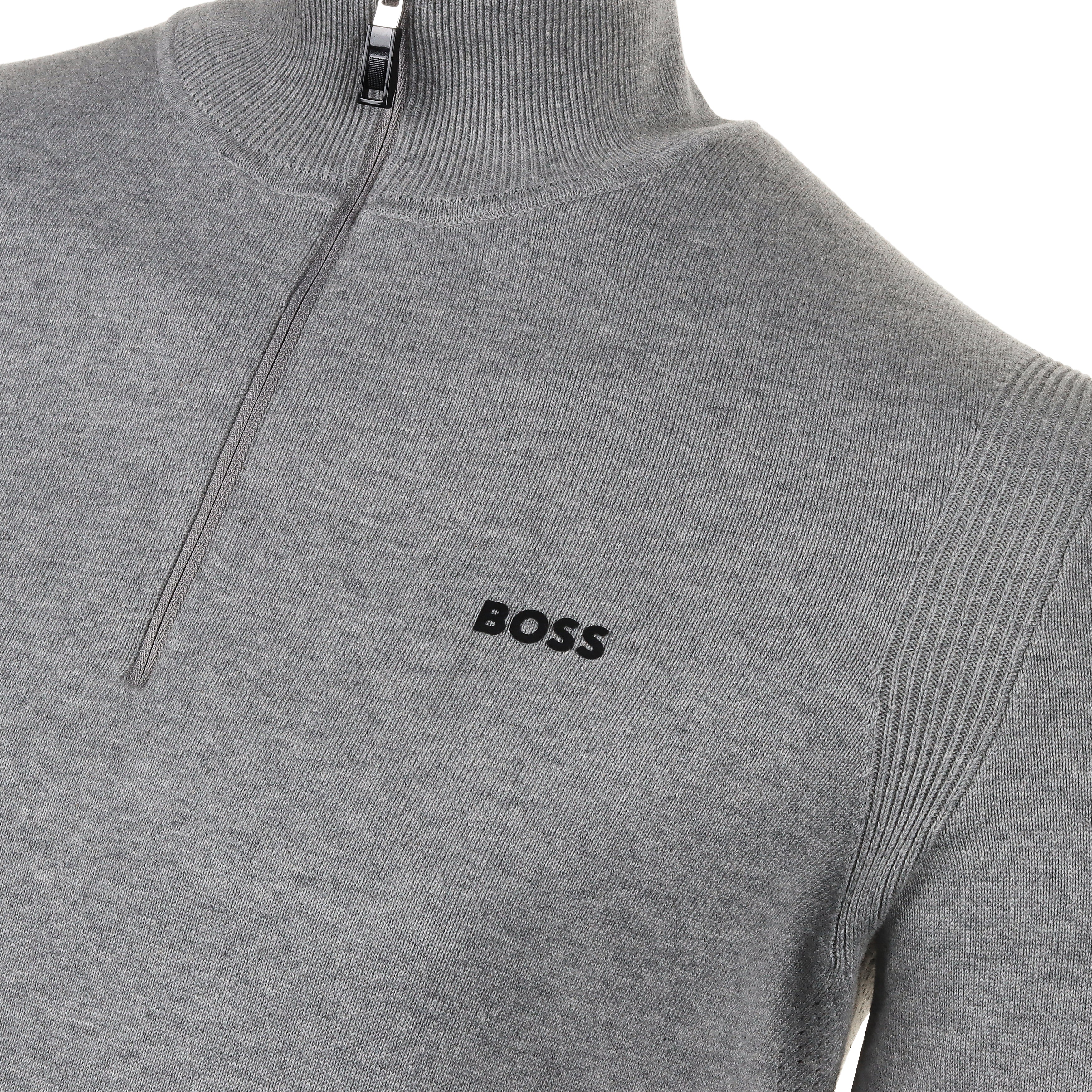 Boss zimex zip neck sweater on sale