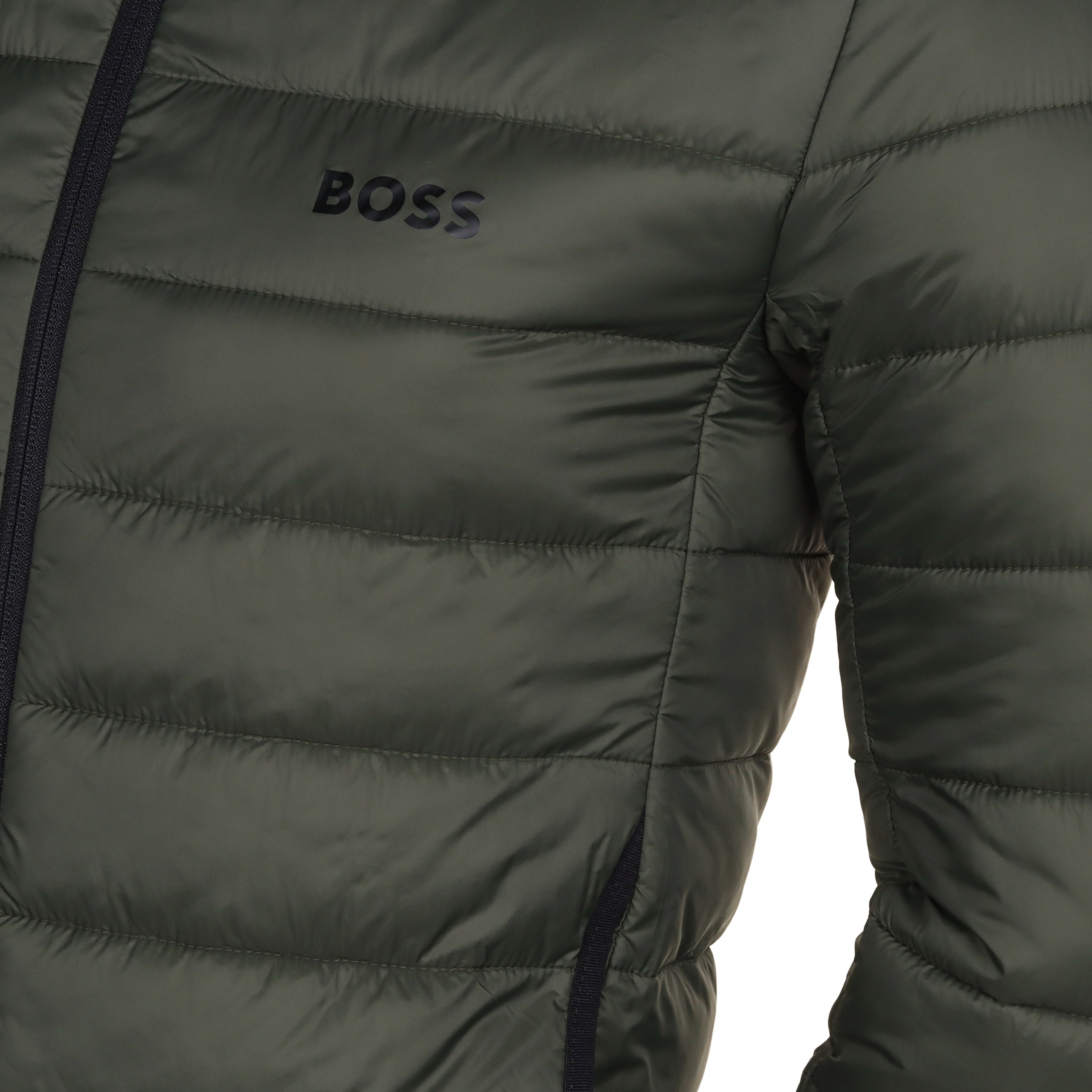 BOSS J-Thor Padded Hooded Jacket 50472472 Khaki Green 379 