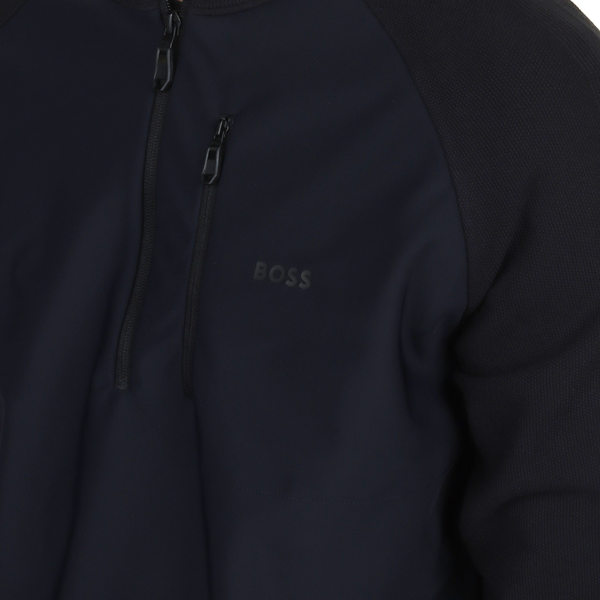 BOSS KN_Civic Hybrid 1/4 Zip WI25 - Dark Blue 402 - 50547504-402