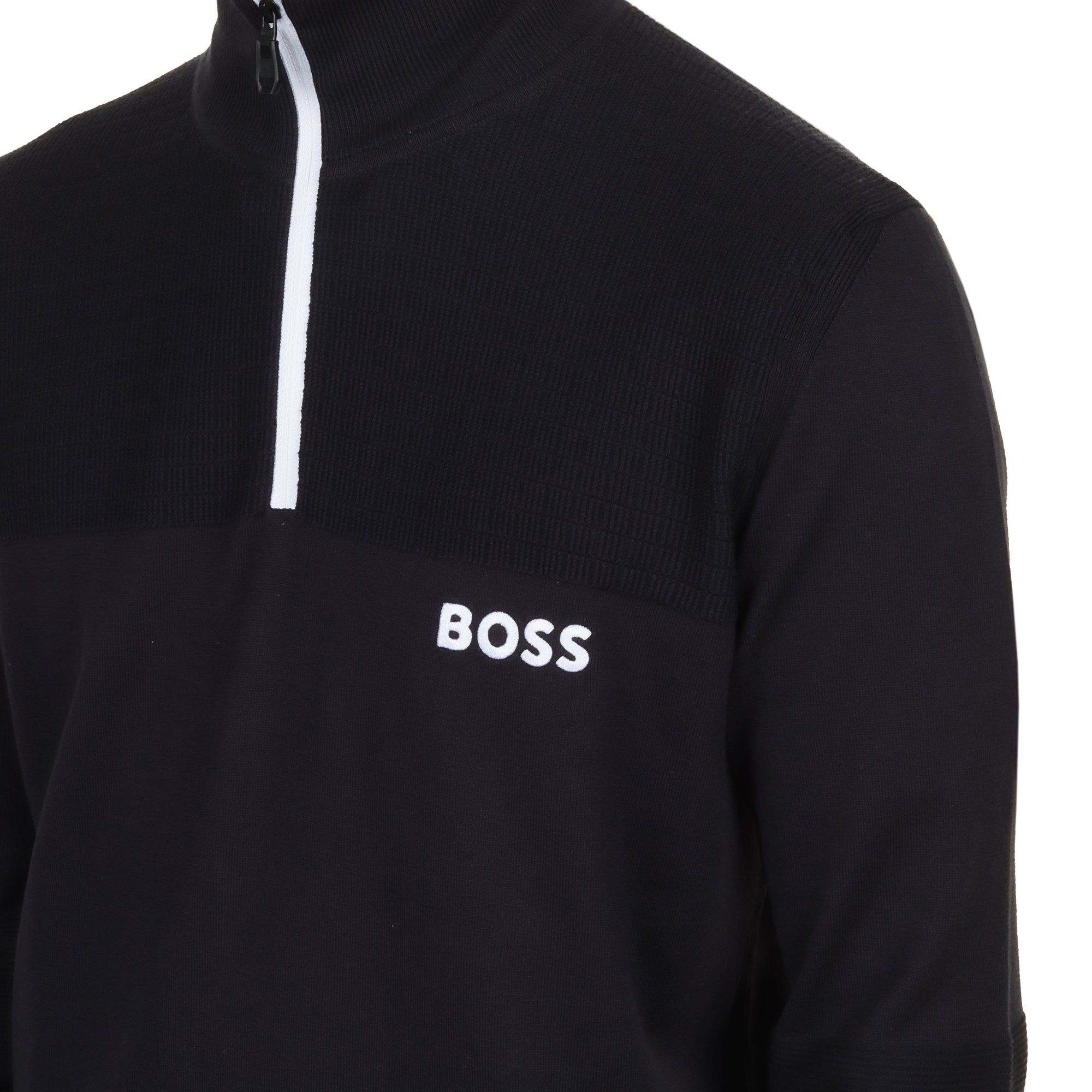 BOSS K_Hydro 1/4 Zip Sweater WI25 - Dark Blue 402 - 50541953-402 BOSS K_Hydro 1/4 Zip Sweater WI25 - Dark Blue 402 - 50541953-402