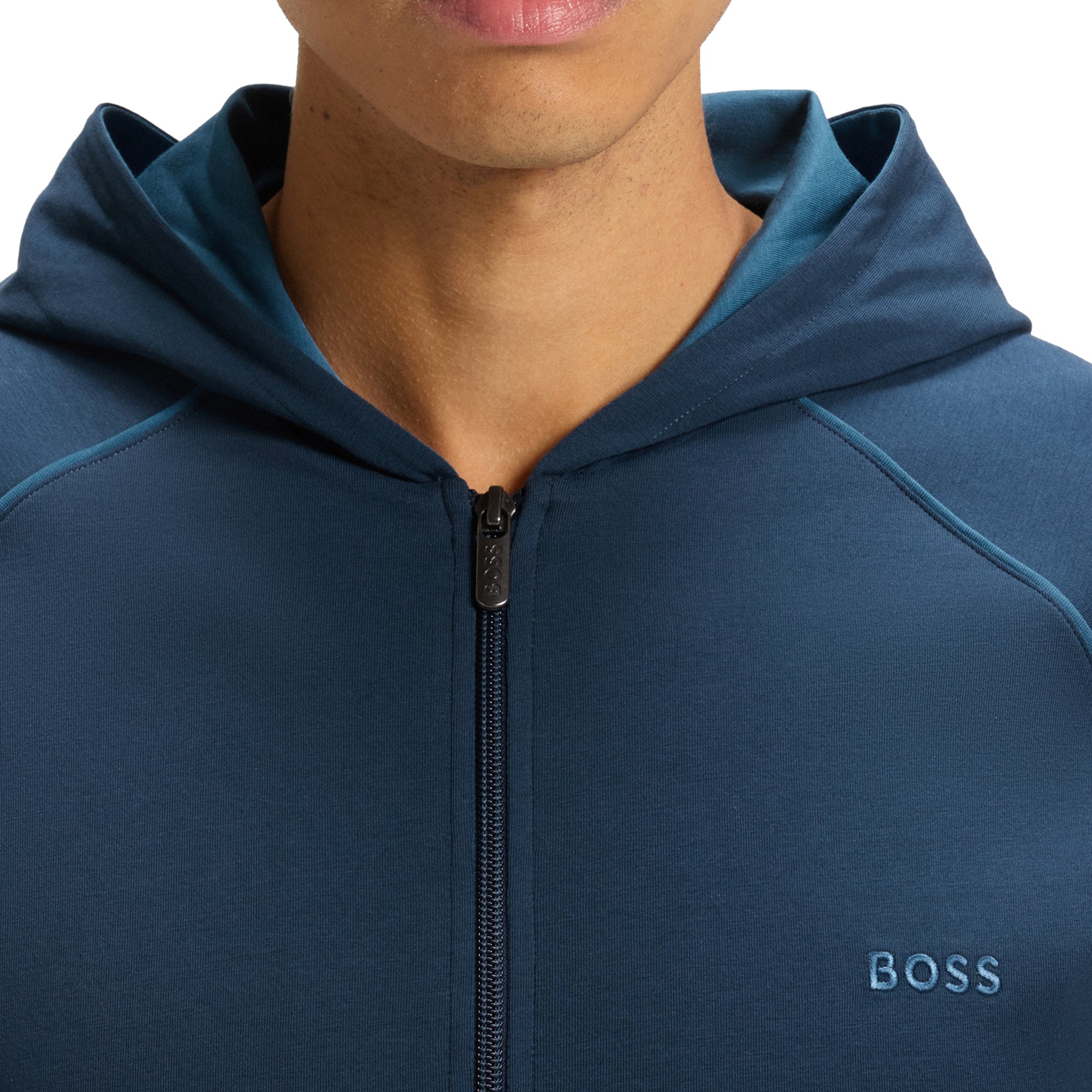 BOSS Mix&Match Hooded Jacket WI25 - Yale Blue 480 - 50515313-480