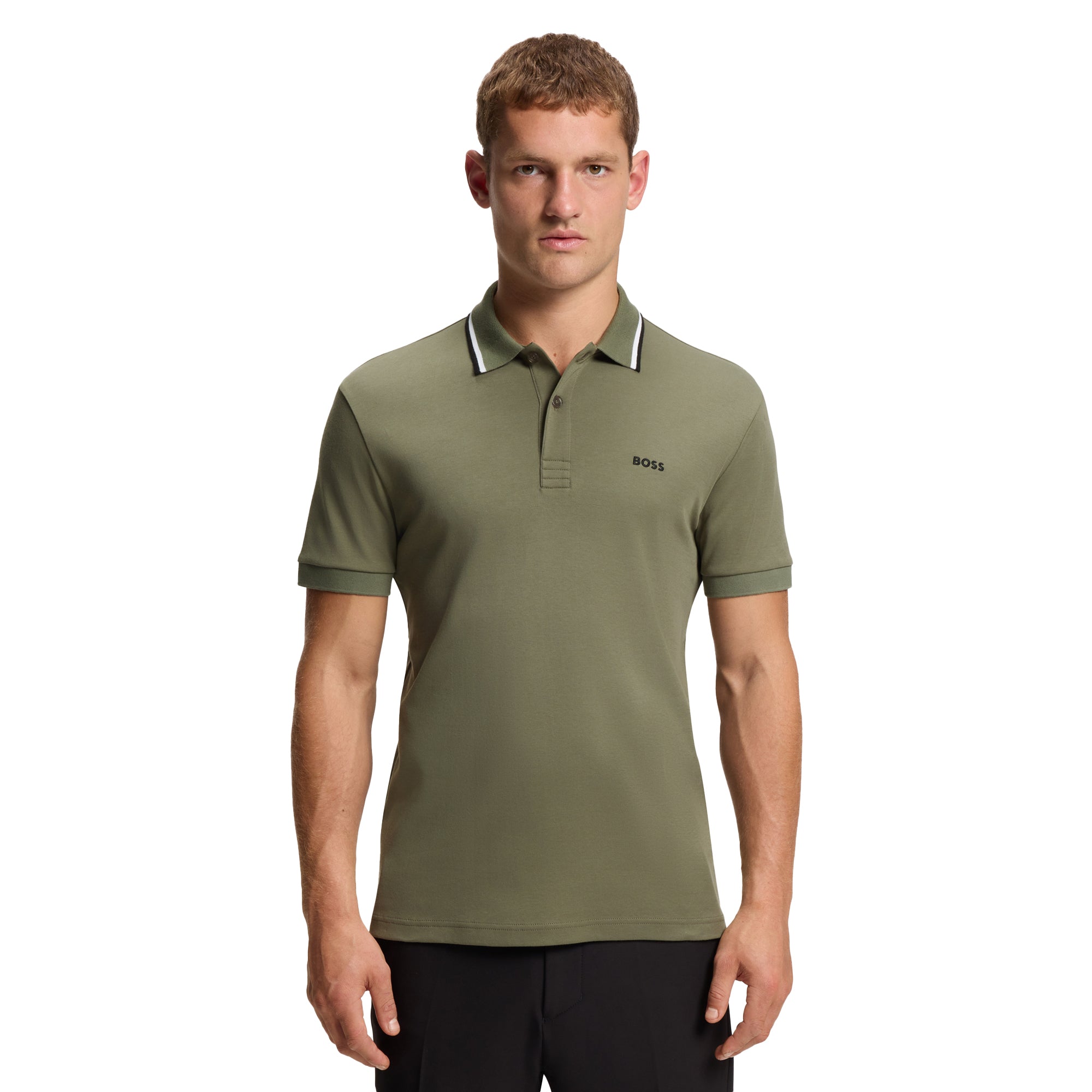 BOSS PL_Join Paddy Golf Polo Shirt SP26 - Olive Green 257