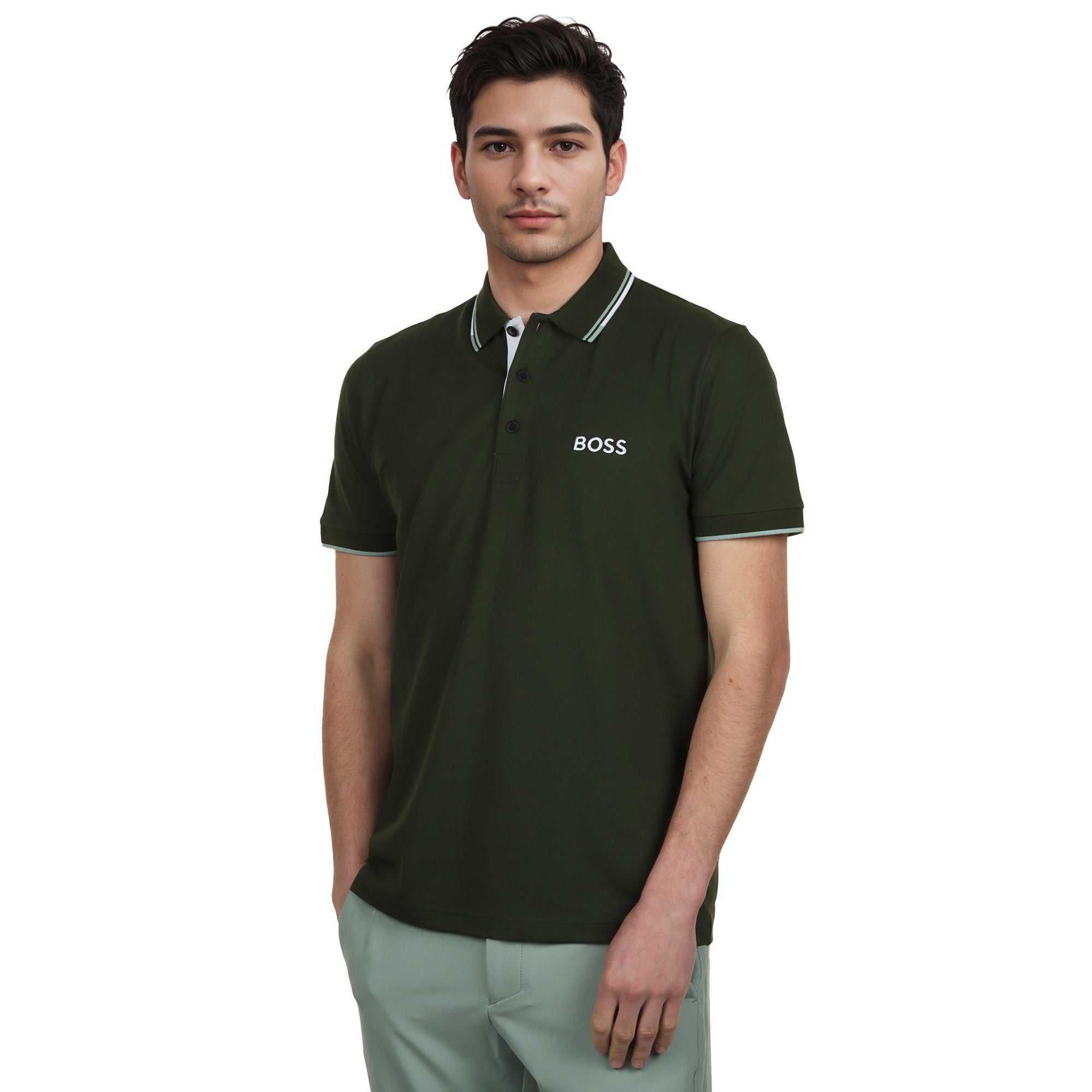 Hugo Cotton Hugo Boss Green Label Polo Shirt Hugo Boss Polo Shirt