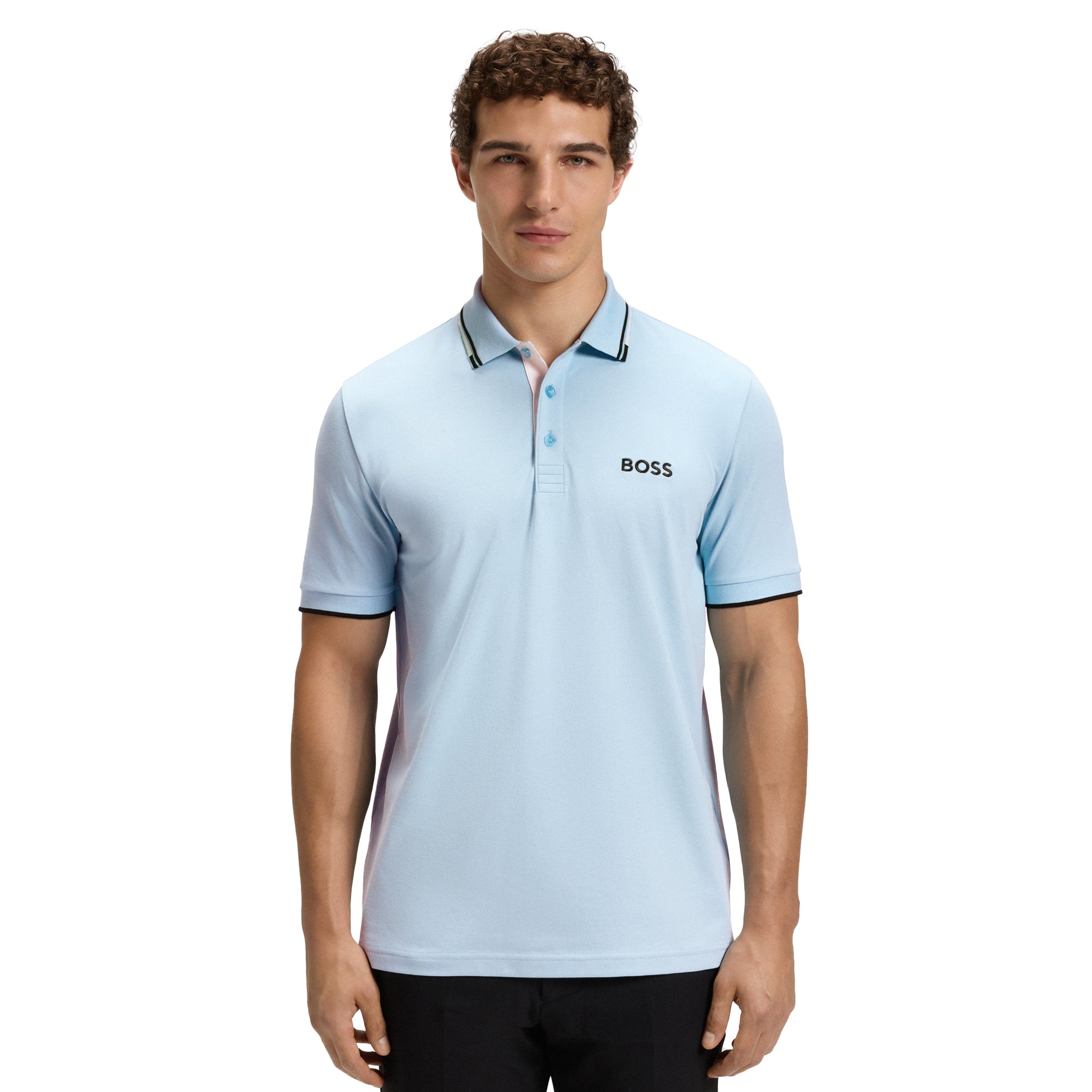BOSS Paddy Pro Polo Shirt SU26 - Light Blue 460 - 50469102-460