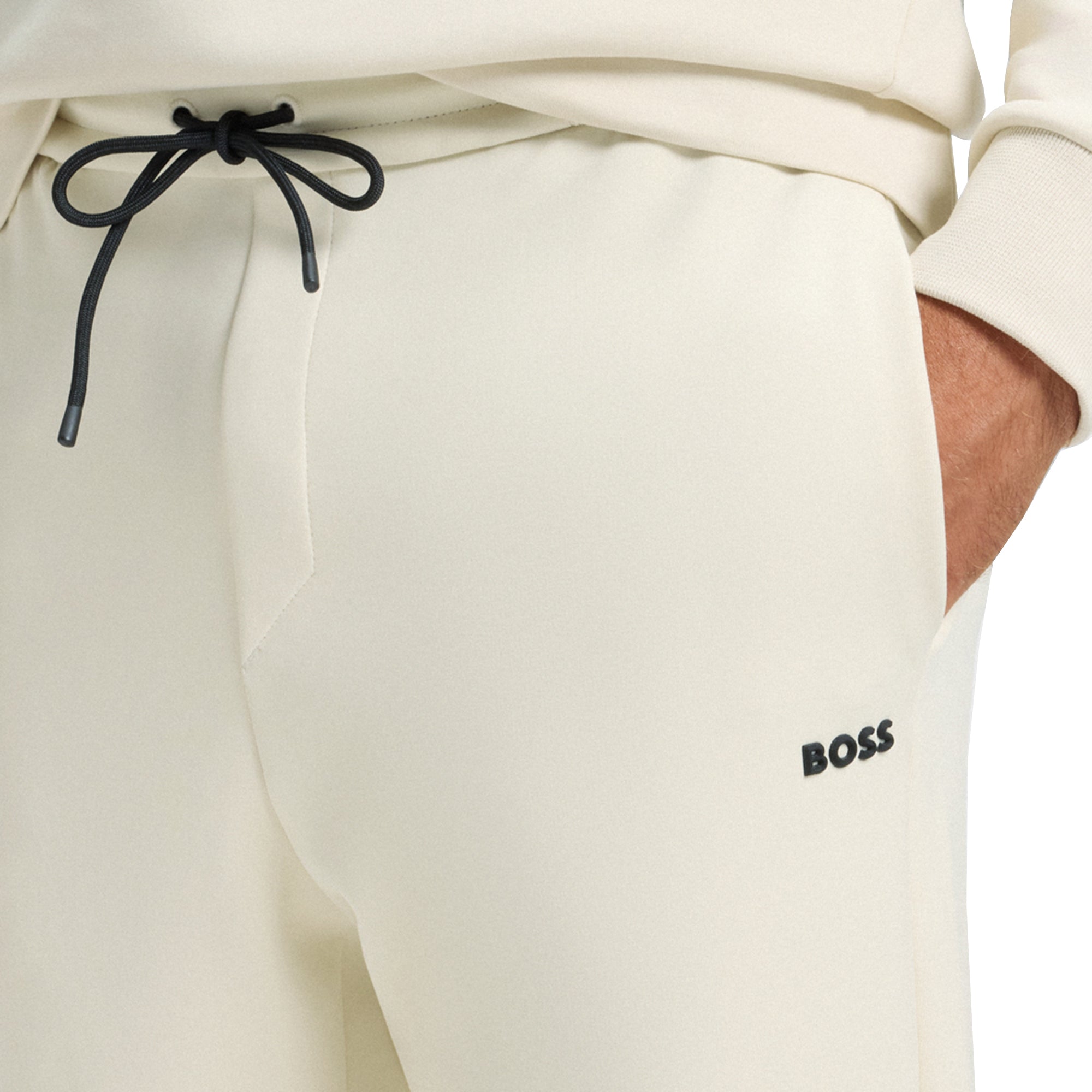 BOSS Pants Zone Tracksuit Bottoms WI25 - Light Beige 131