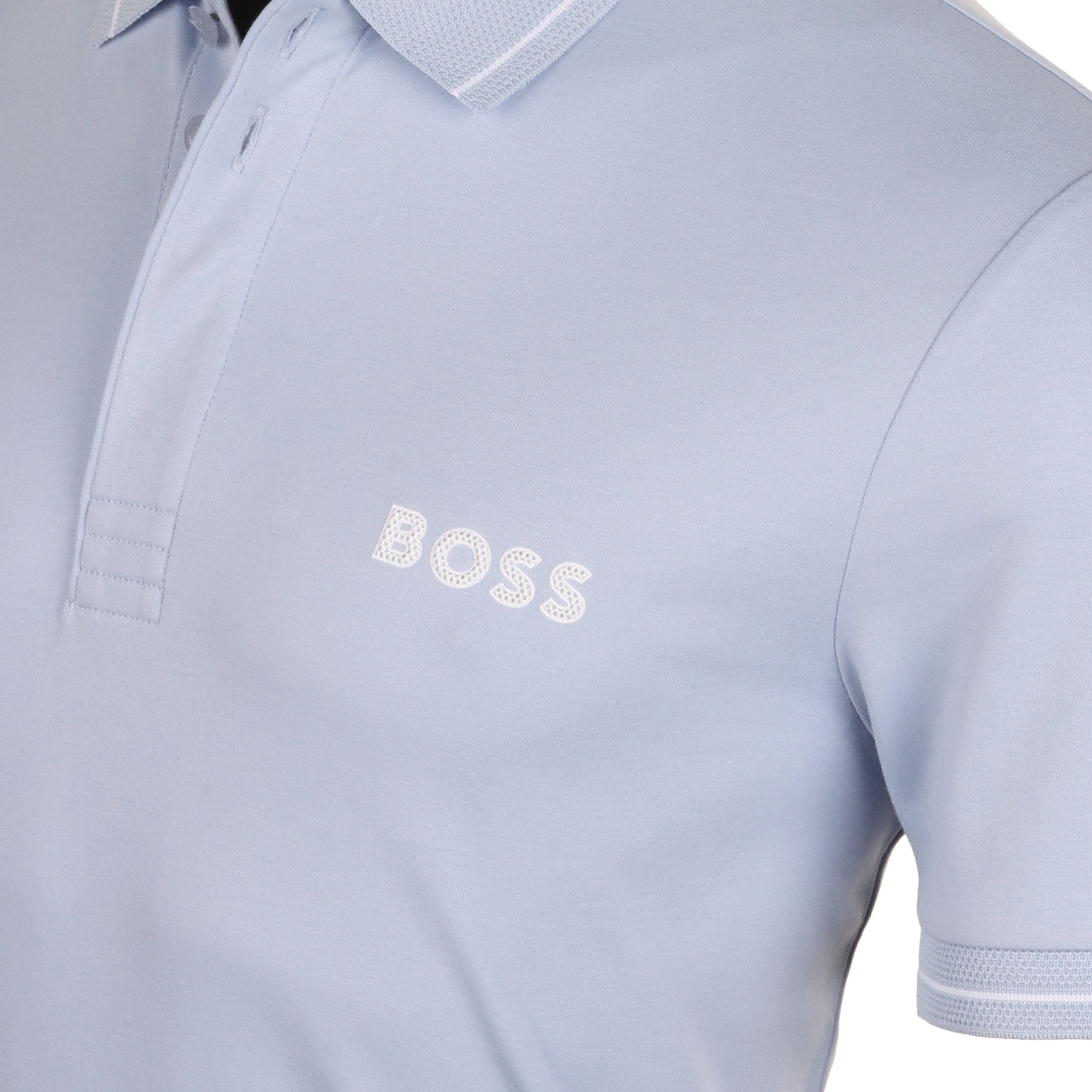 BOSS Paule 1 Polo Shirt SU24 50512892 Kentucky Blue 527 Function18