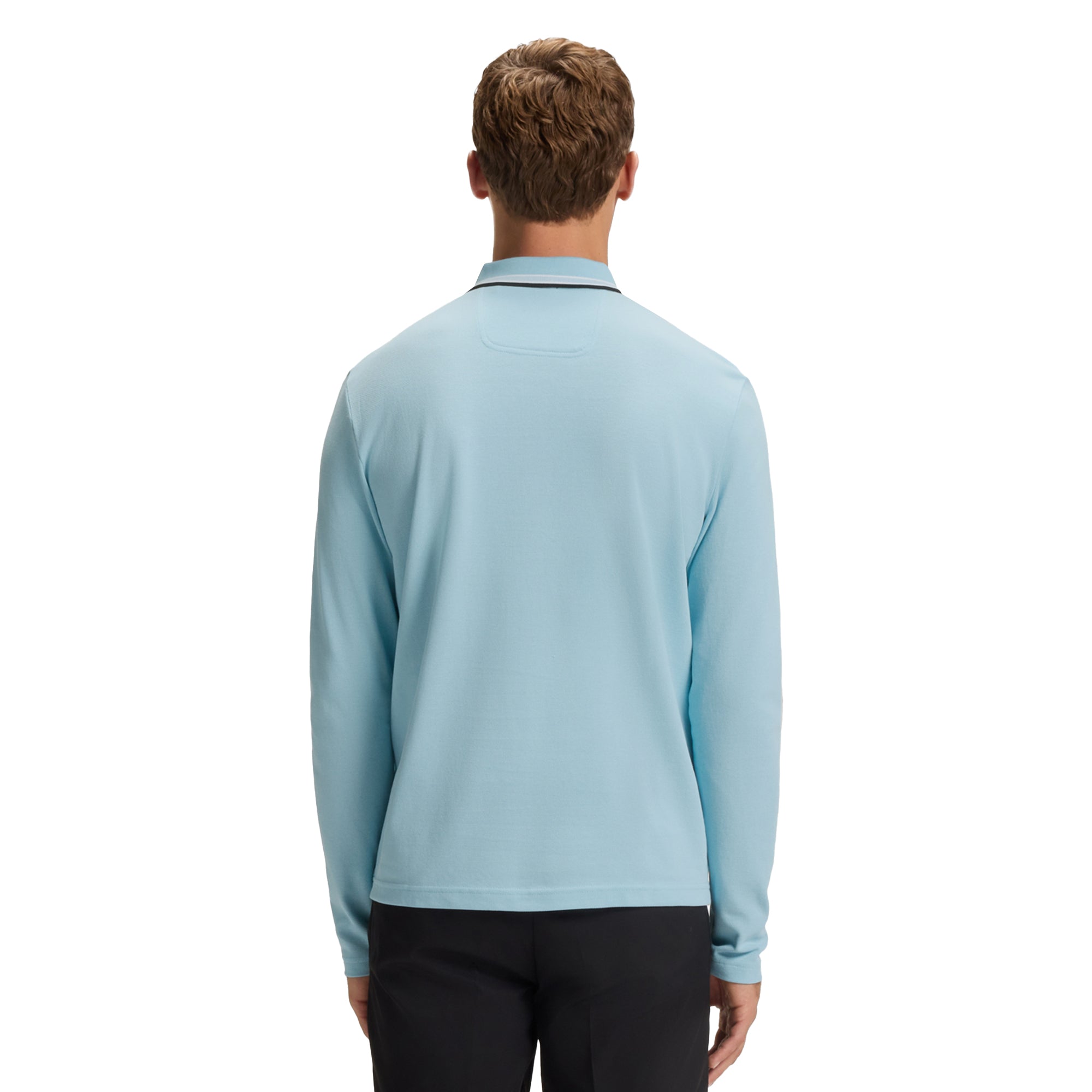 BOSS Plisy LS Polo Shirt FA25 - Pastel Blue 455 - 50536609-455