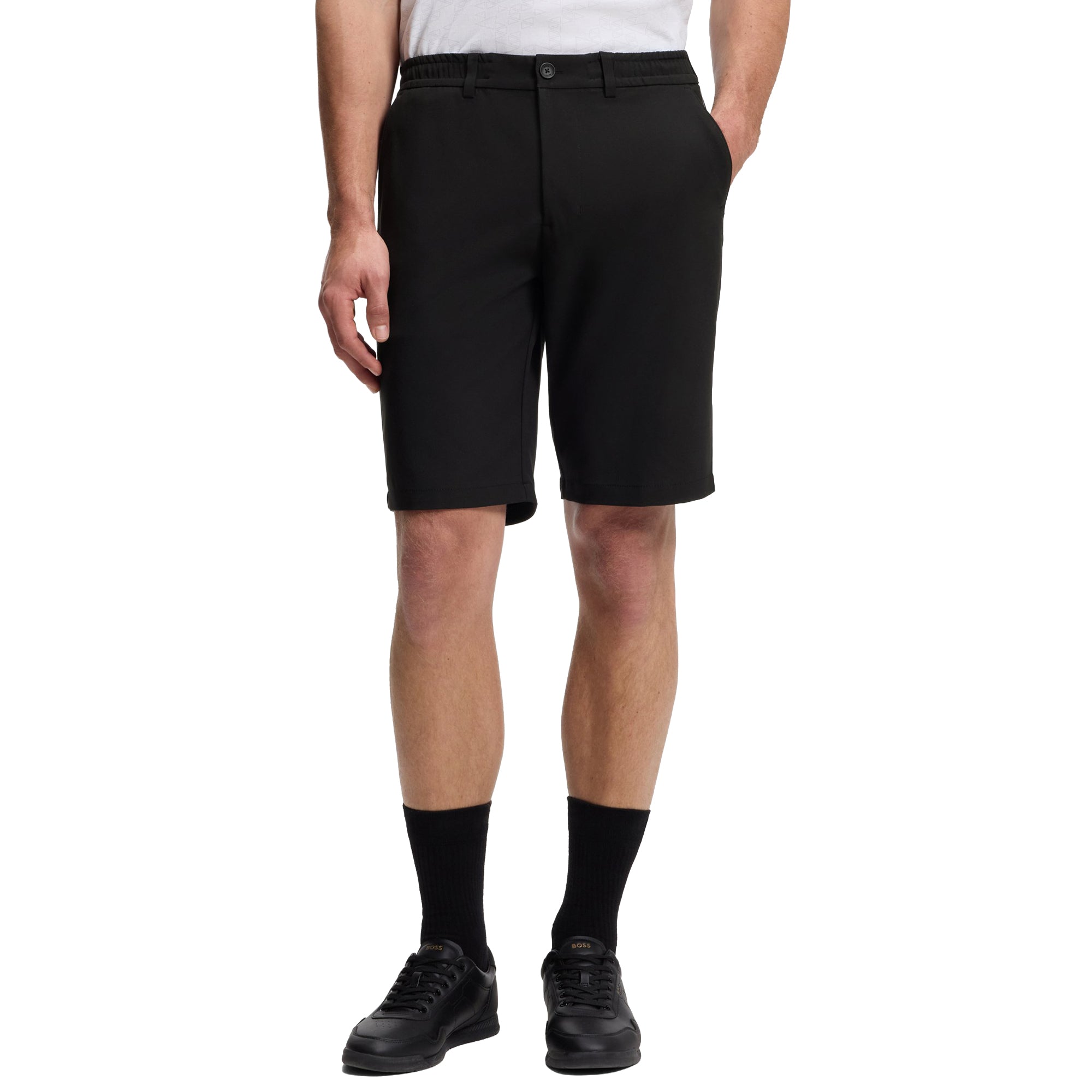 BOSS SH_GOC Swing Golf Shorts - Black 001 - 50564267-001 - Function18