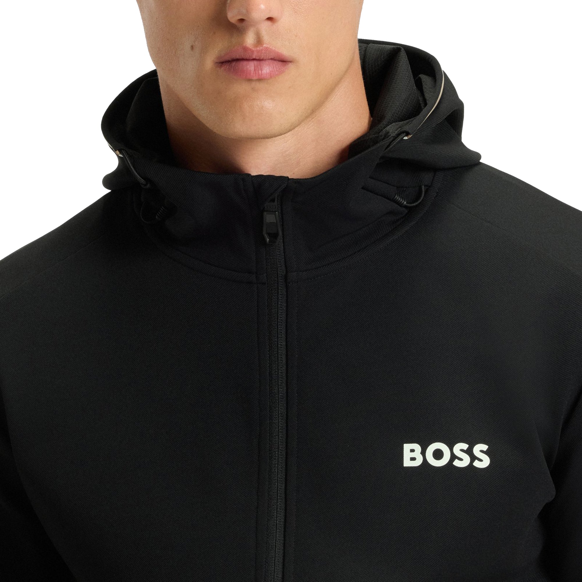 BOSS Sicon TOC Active Full Zip Hoodie WI25 - Black 001 - 50542948